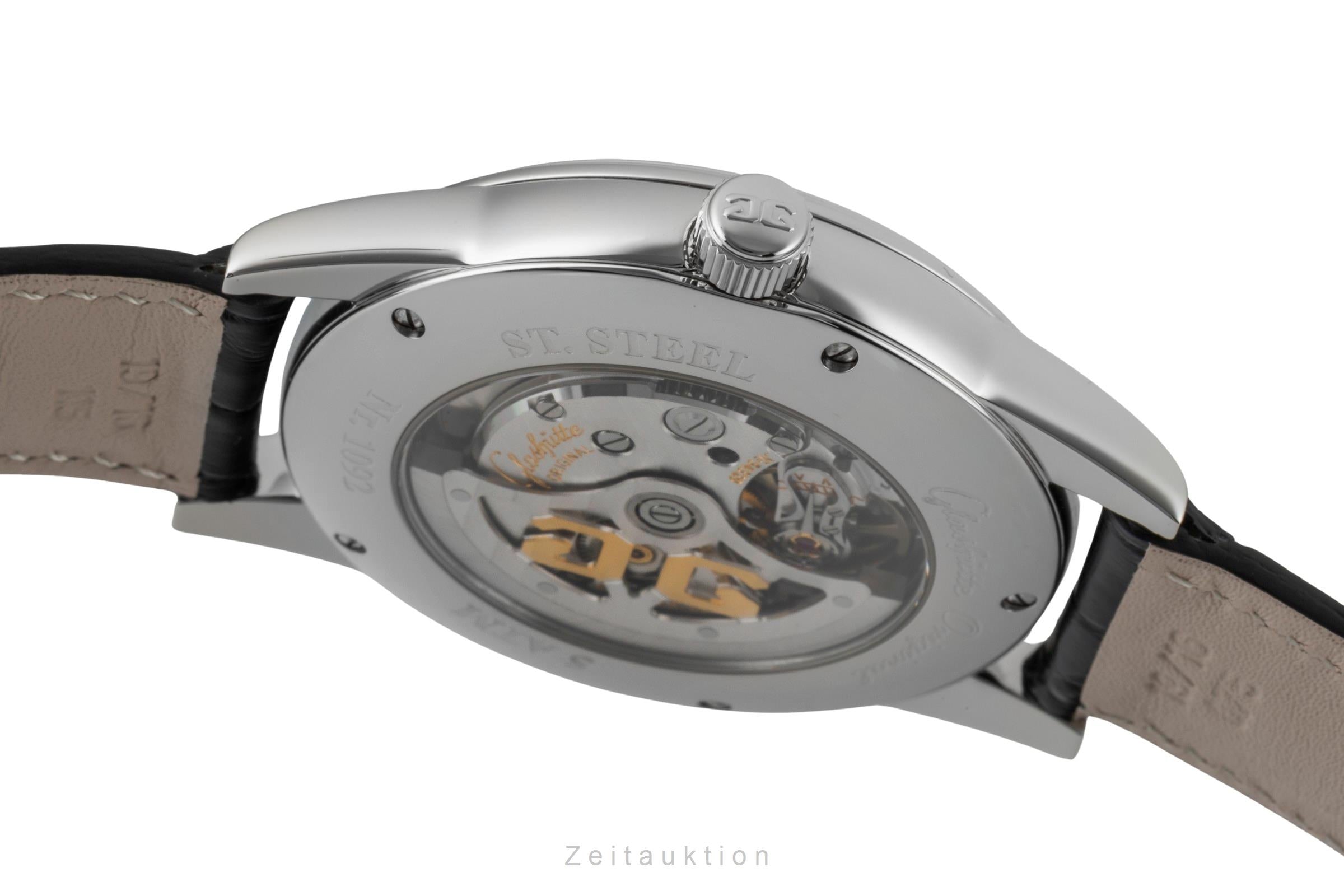 Glashütte Senator acier automatique montre pour hommes 39-58-01-02-04  [2600158]