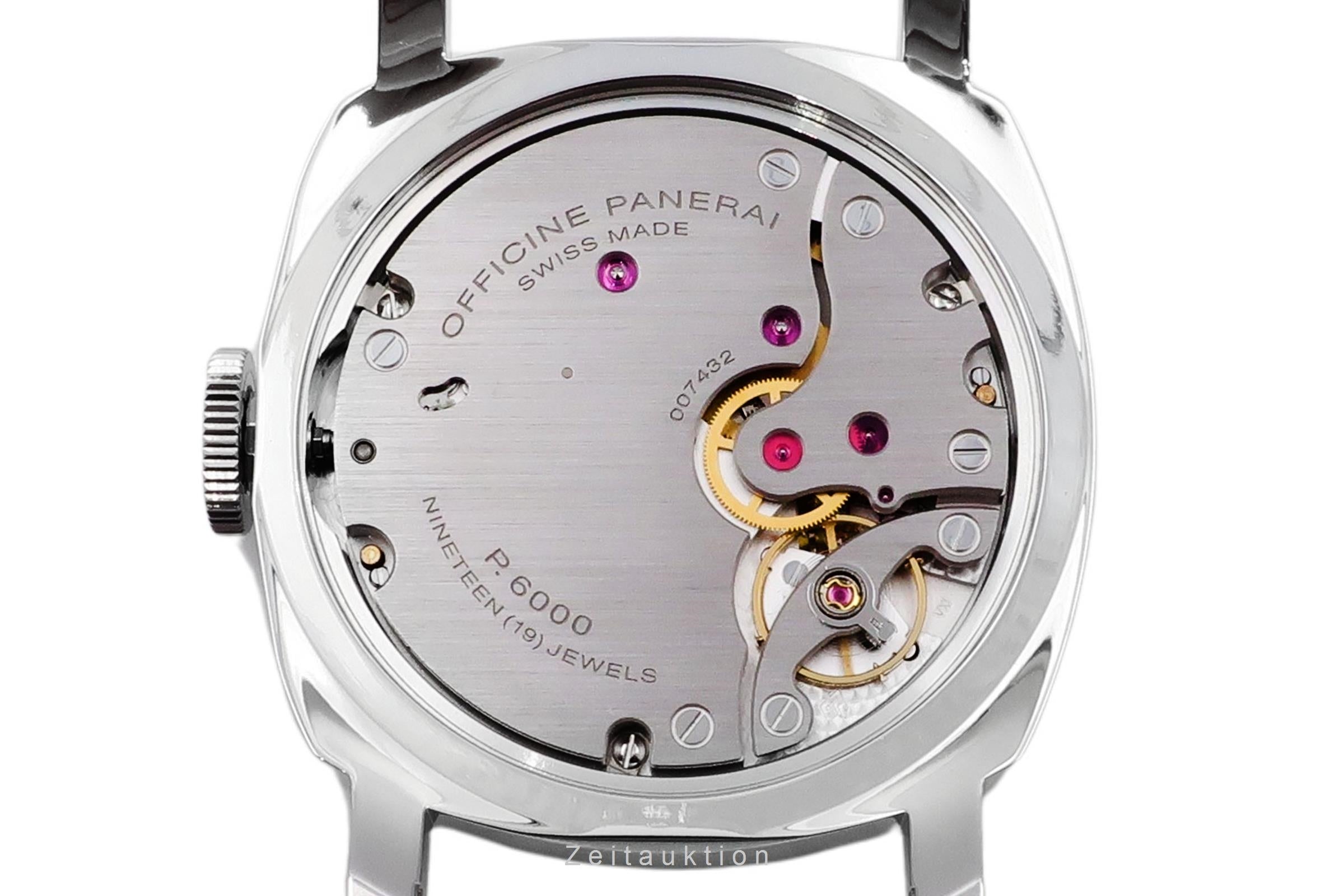 Panerai Luminor Marina steel manual winding Kal. P.6000 Ref