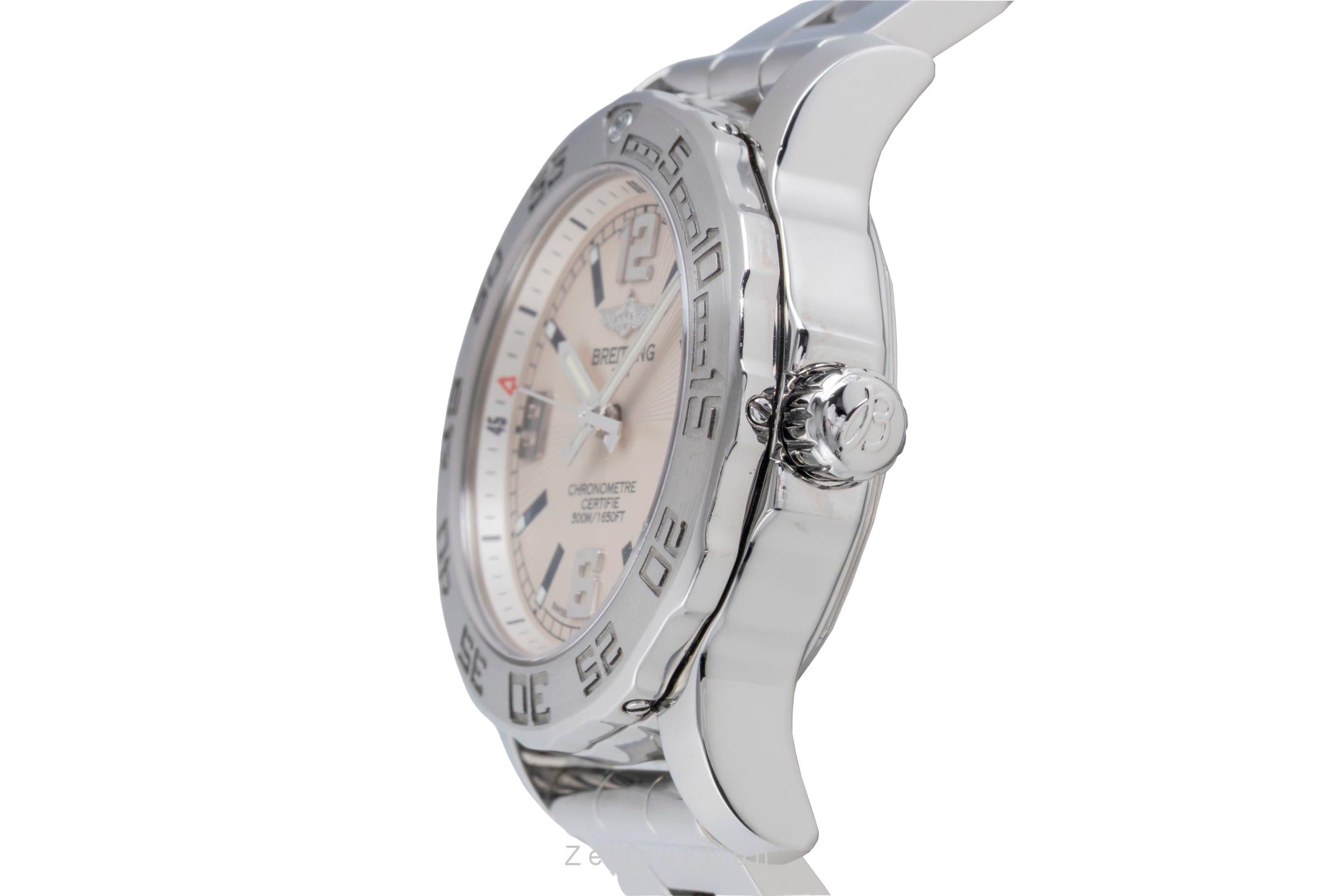 Breitling Colt 33 Lady Silver Dial Edelstahl Quarz Damenuhr Ref. A77387 B&P 2012 [2600164]