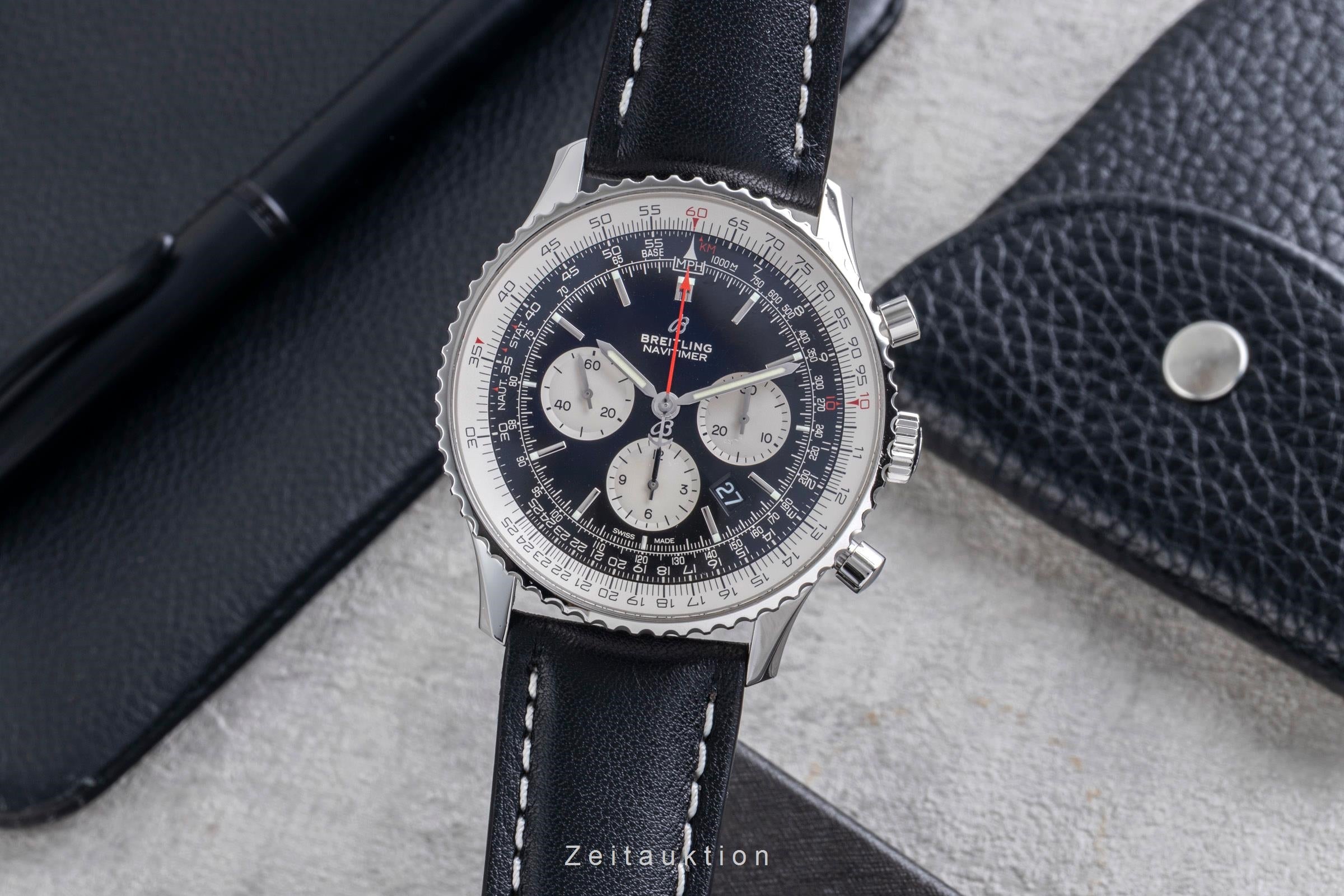 Breitling Navitimer 01 46 chronograph steel automatic men's watch AB0127211B1P1 LP: 9000EUR  [2600165]