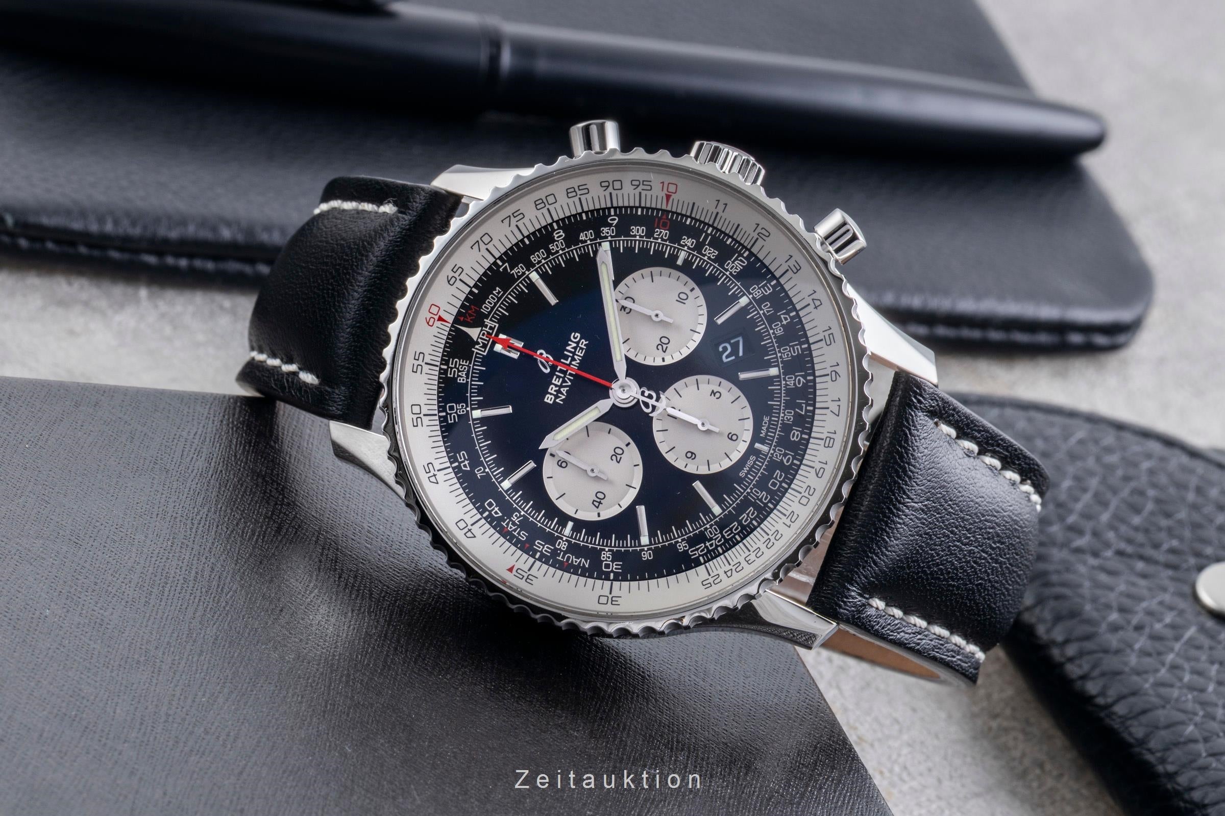Breitling Navitimer 01 46 chronograph steel automatic men's watch AB0127211B1P1 LP: 9000EUR  [2600165]