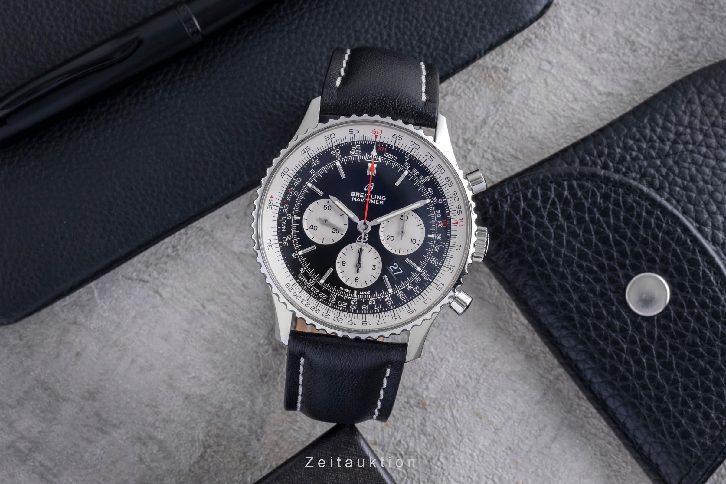Breitling Navitimer 01 46 chronograph steel automatic men's watch AB0127211B1P1 LP: 9000EUR  [2600165]