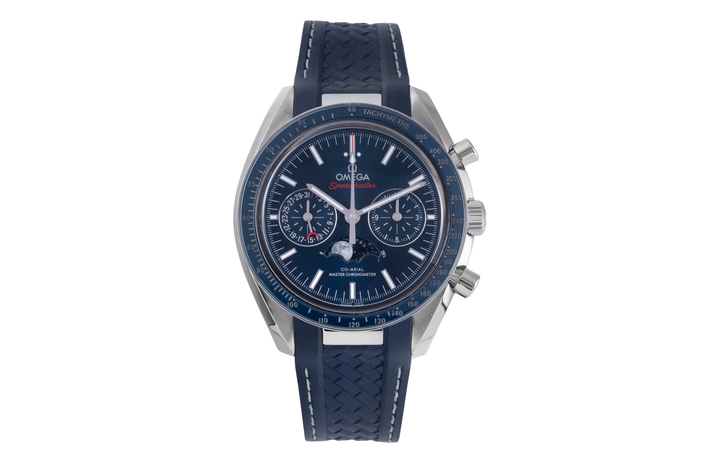 Omega Speedmaster Mondphase Chronograph Co-Axial 304.33.44.52.03.001 B&P  [2600166]