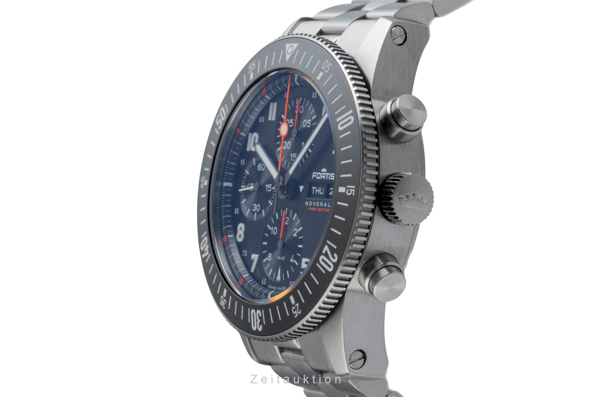 Fortis chronograph steel automatic men's watch F2040010  FW32316733 Limited  [2600168]