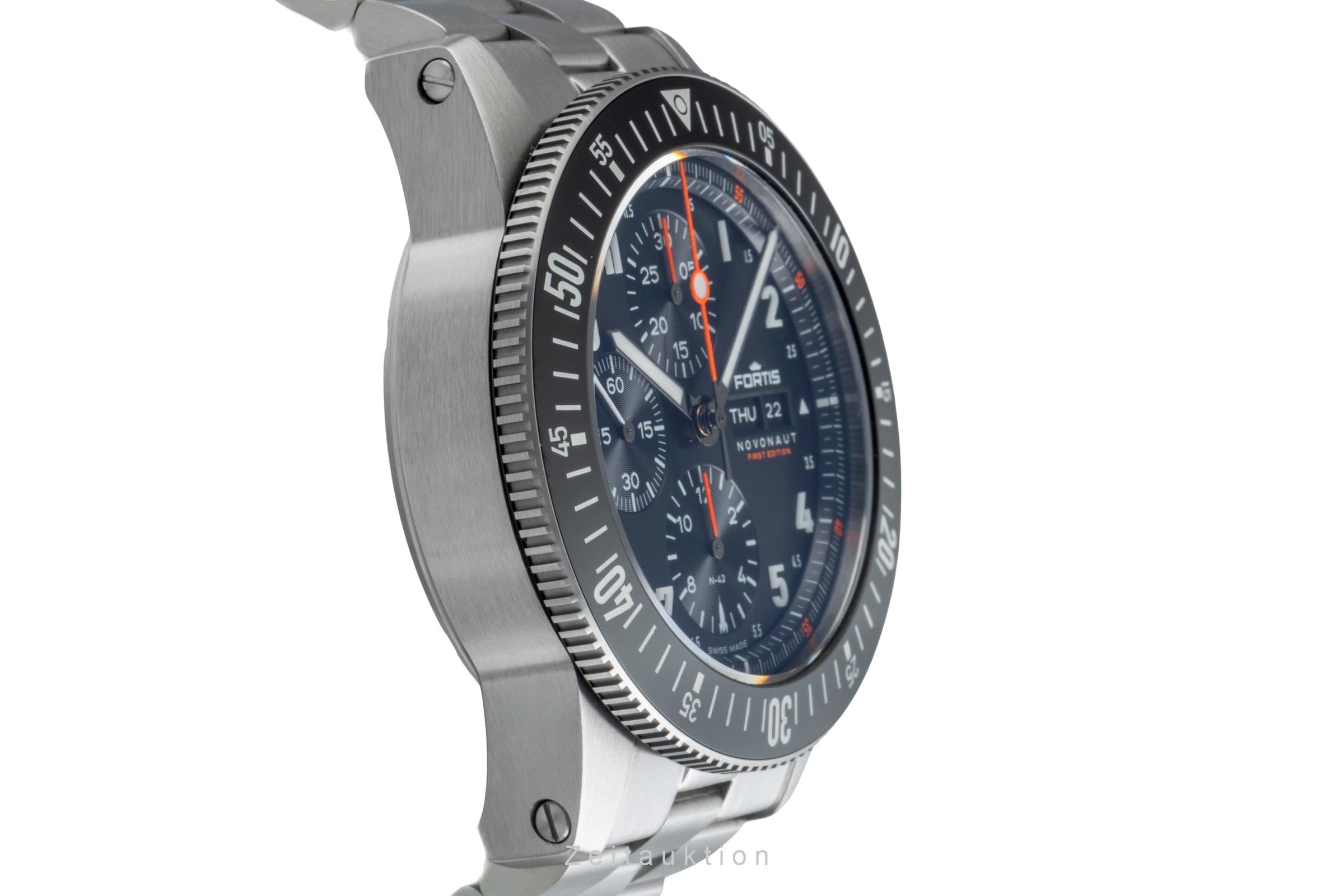 Fortis chronograph steel automatic men's watch F2040010  FW32316733 Limited  [2600168]