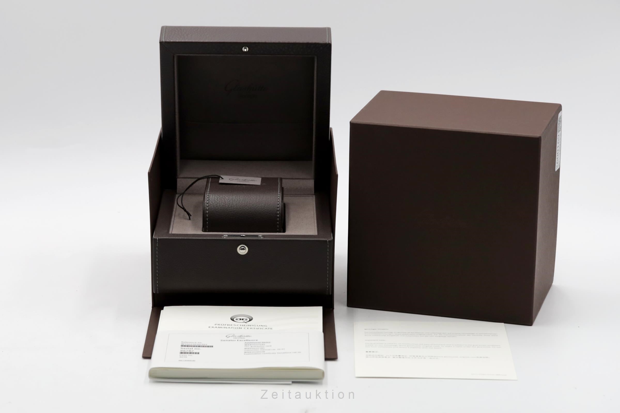 Glashütte original Senator Excellence Stahl Ref. 1-36-01-03-02-01 B&P 2025 [2600169]