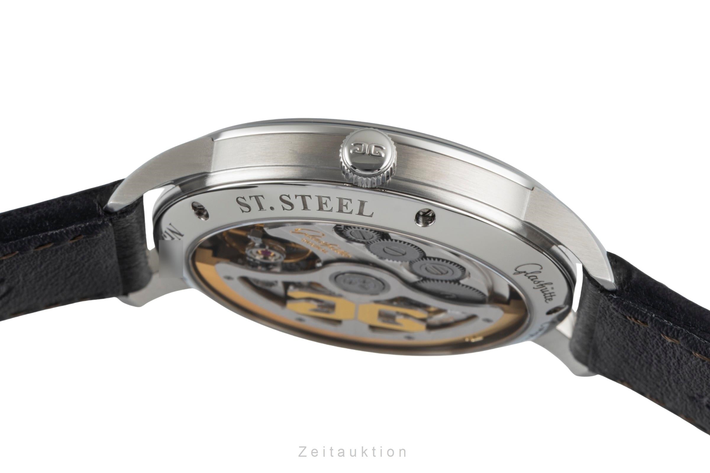 Glashütte original Senator Excellence Stahl Ref. 1-36-01-03-02-01 B&P 2025 [2600169]