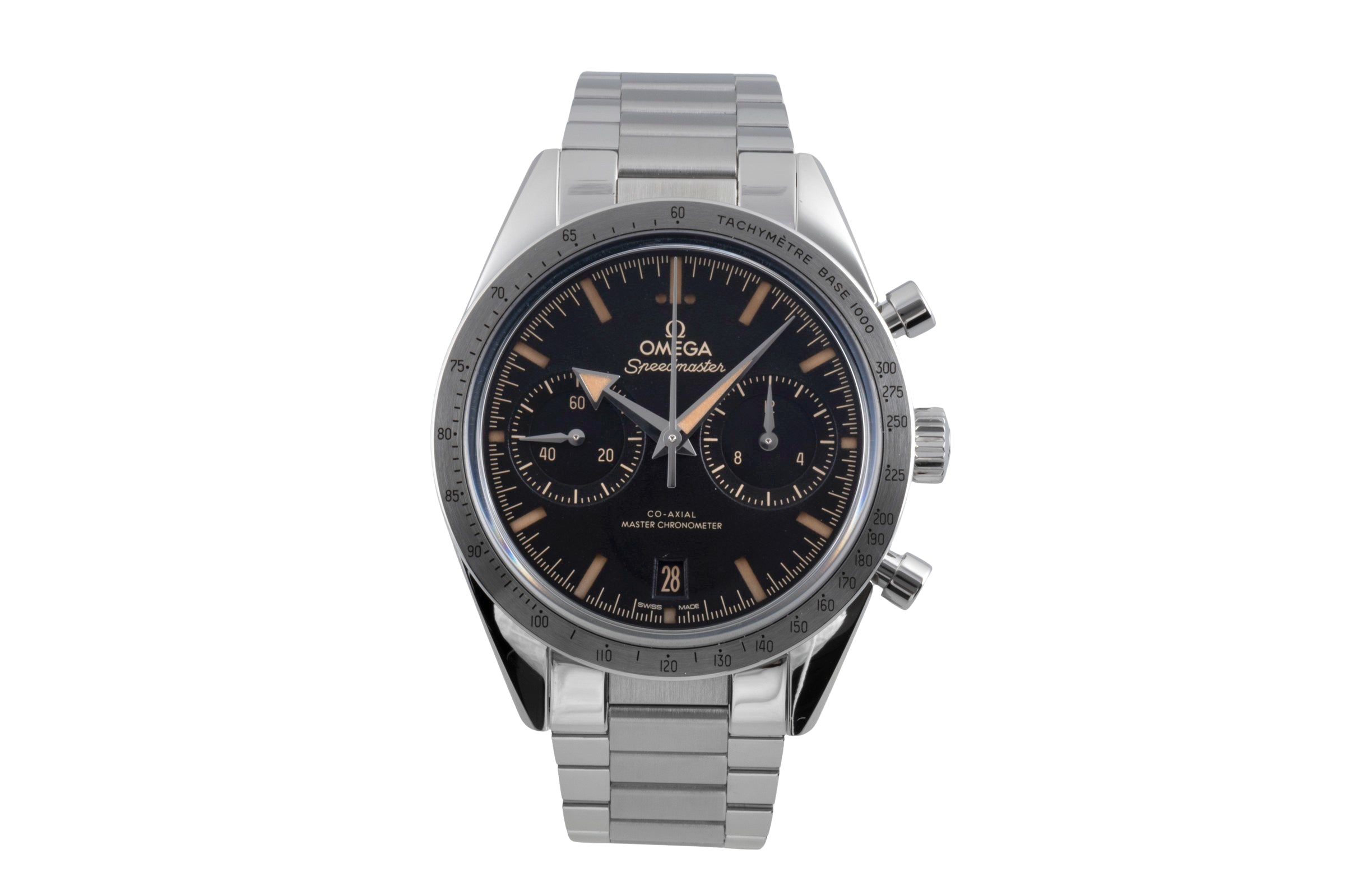 Omega Speedmaster chronograph steel manual winding Kal. 9906 Ref