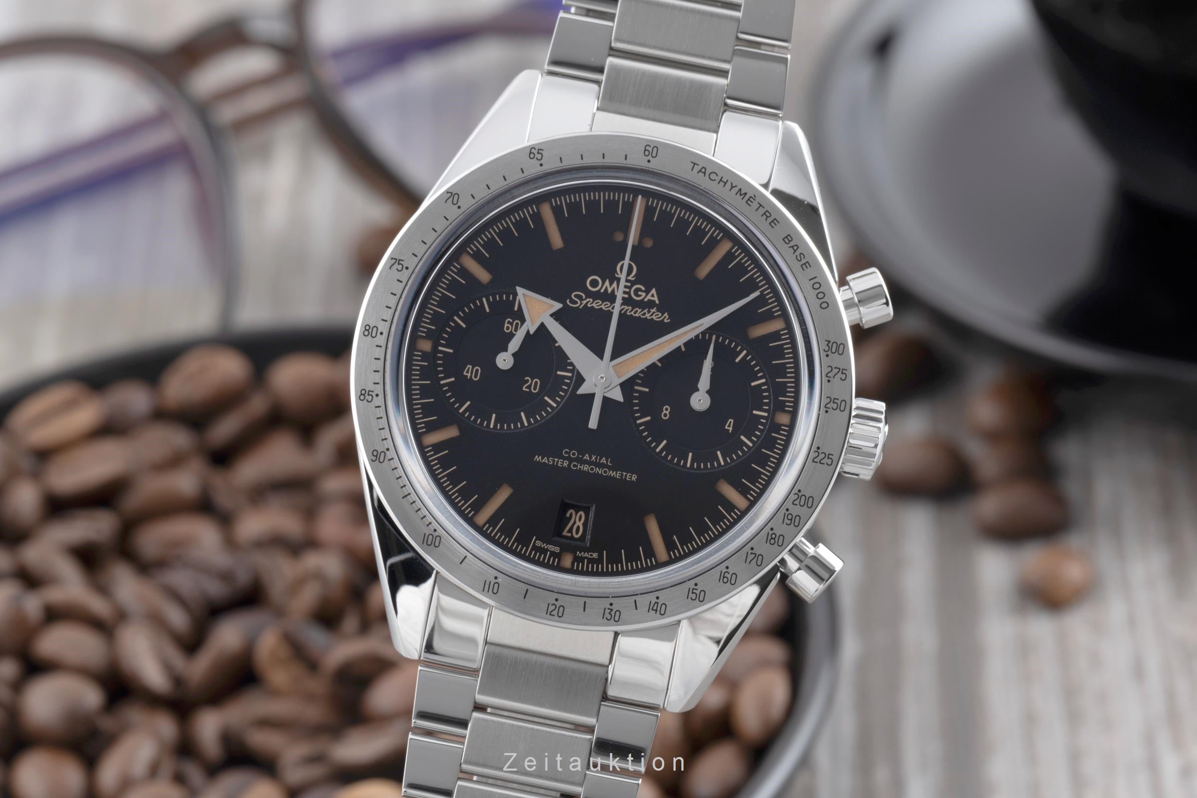 Omega Speedmaster chronograph steel manual winding Kal. 9906 Ref