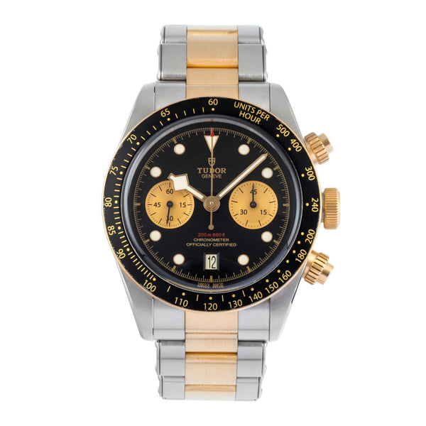 Tudor Black Bay chronograph steel / gold automatic men's watch M79363N-0001 LP: 9590EUR  [2600175]