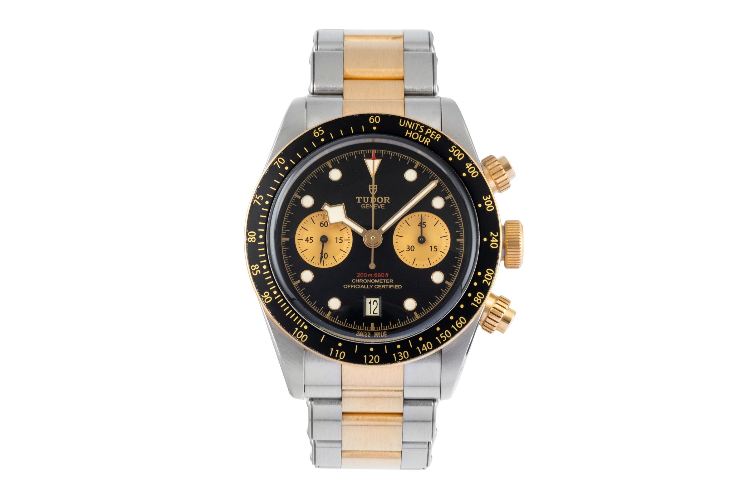 Tudor Black Bay chronograph steel / gold automatic men's watch M79363N-0001 LP: 9590EUR  [2600175]