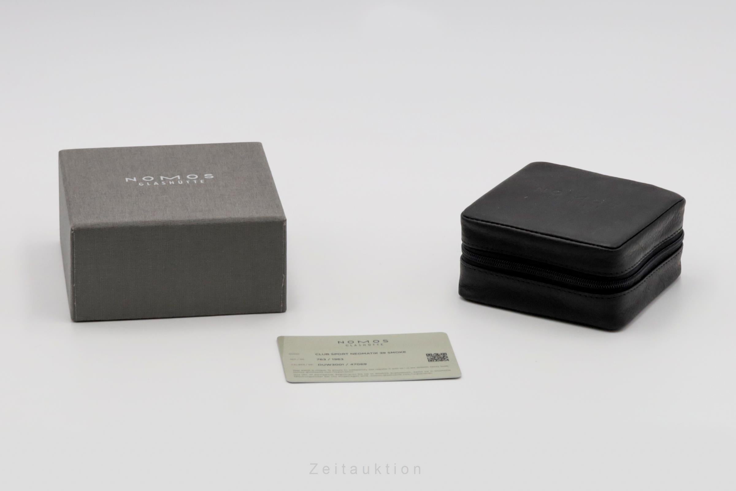 Nomos Neomatik acier automatique montre pour hommes 763 LP: 2940EUR  [2600177]