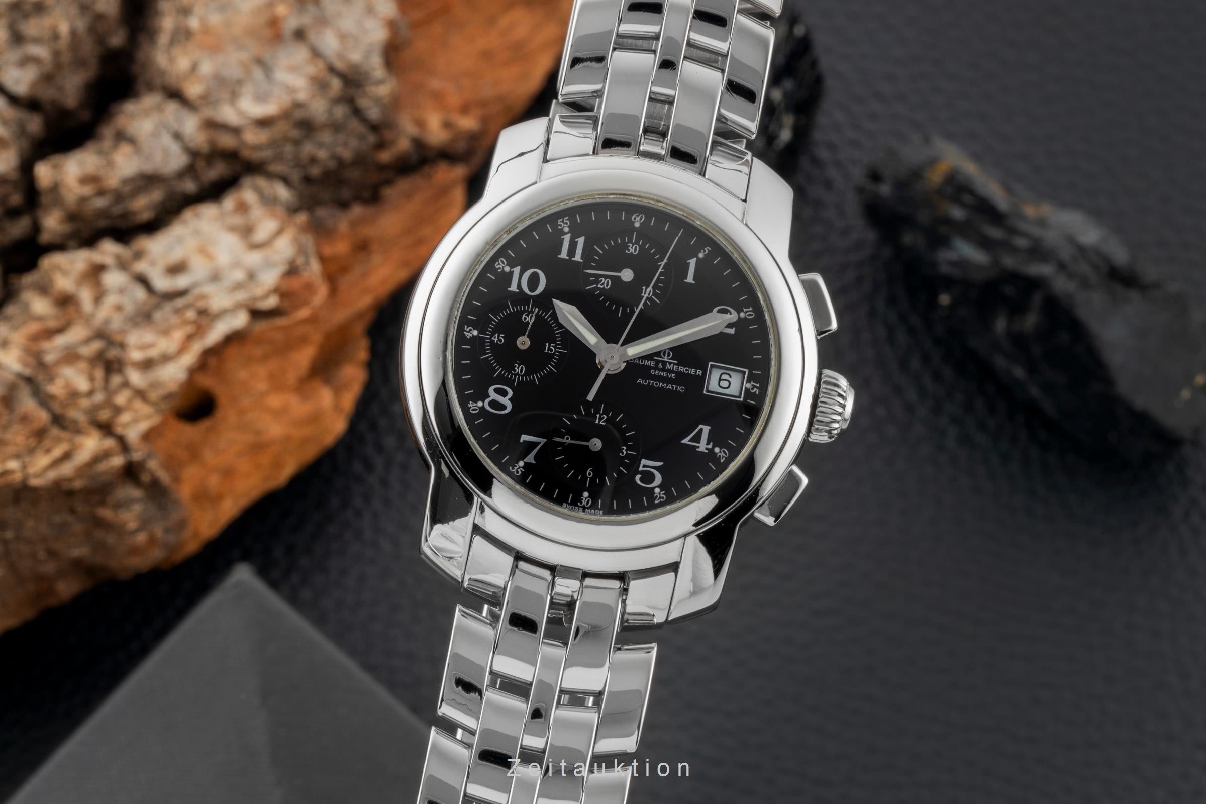 Baume & Mercier Capeland chronograph steel automatic Kal. BM 13750
