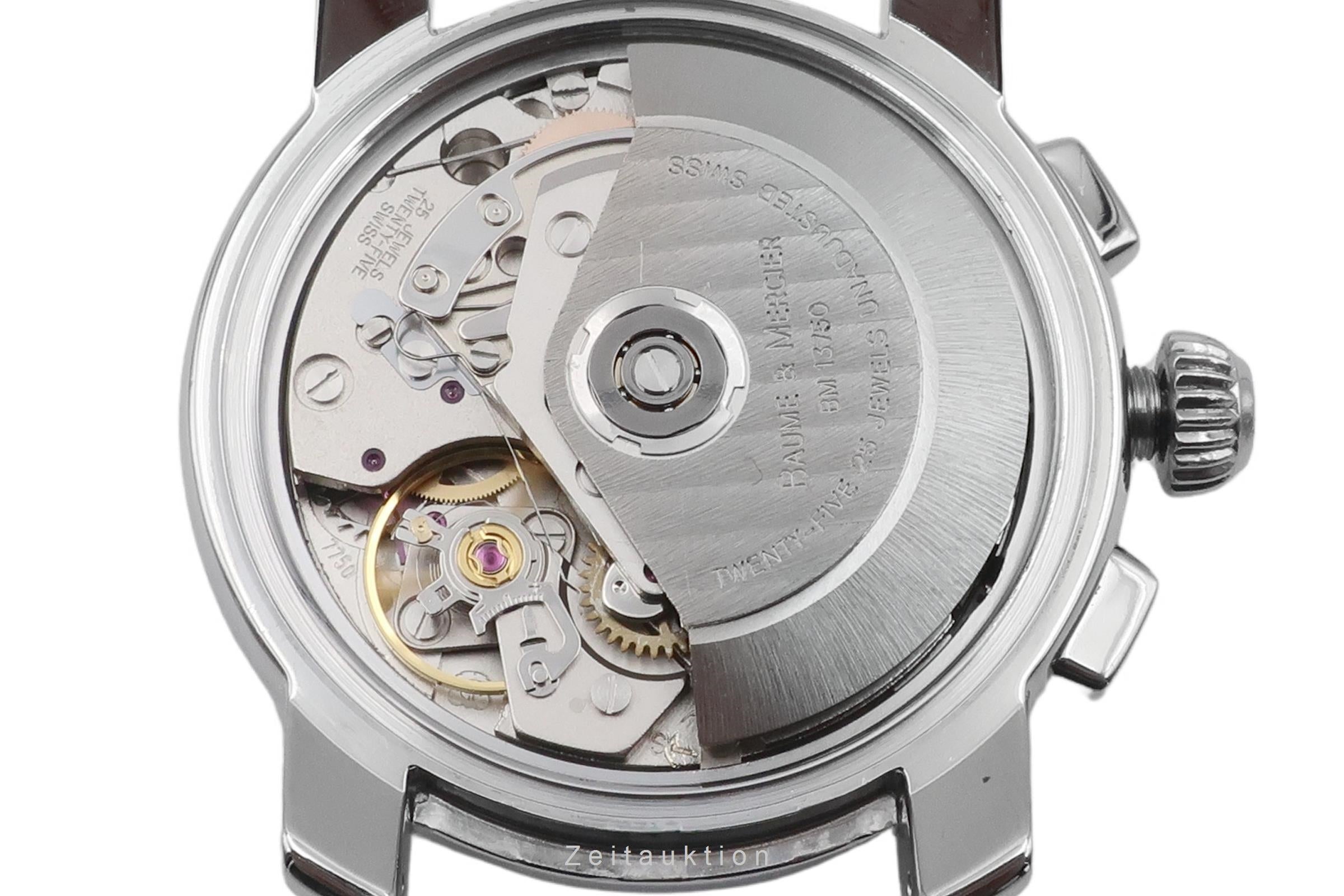 Baume & Mercier Capeland chronographe acier automatique montre pour hommes MV045216  [2600178]