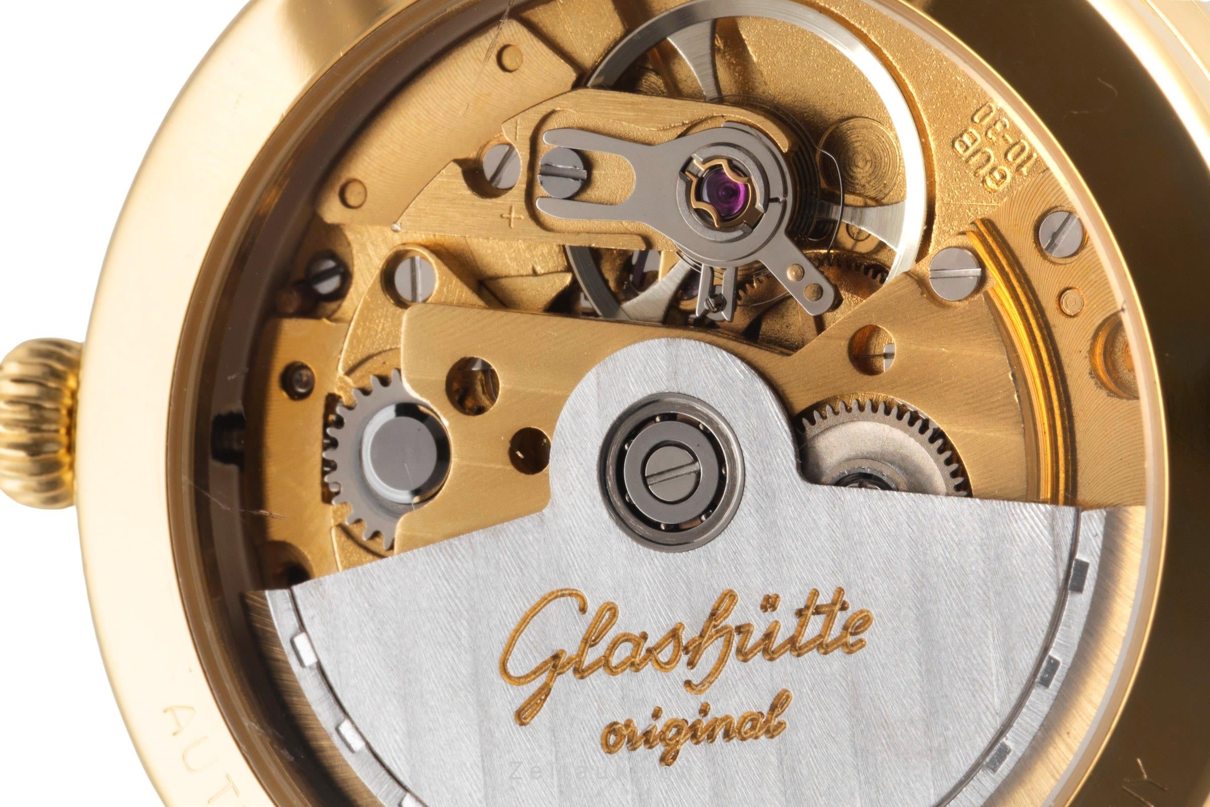 Glashütte gilt-brass automatic men's watch 10-31-01-01-04  [2600182]