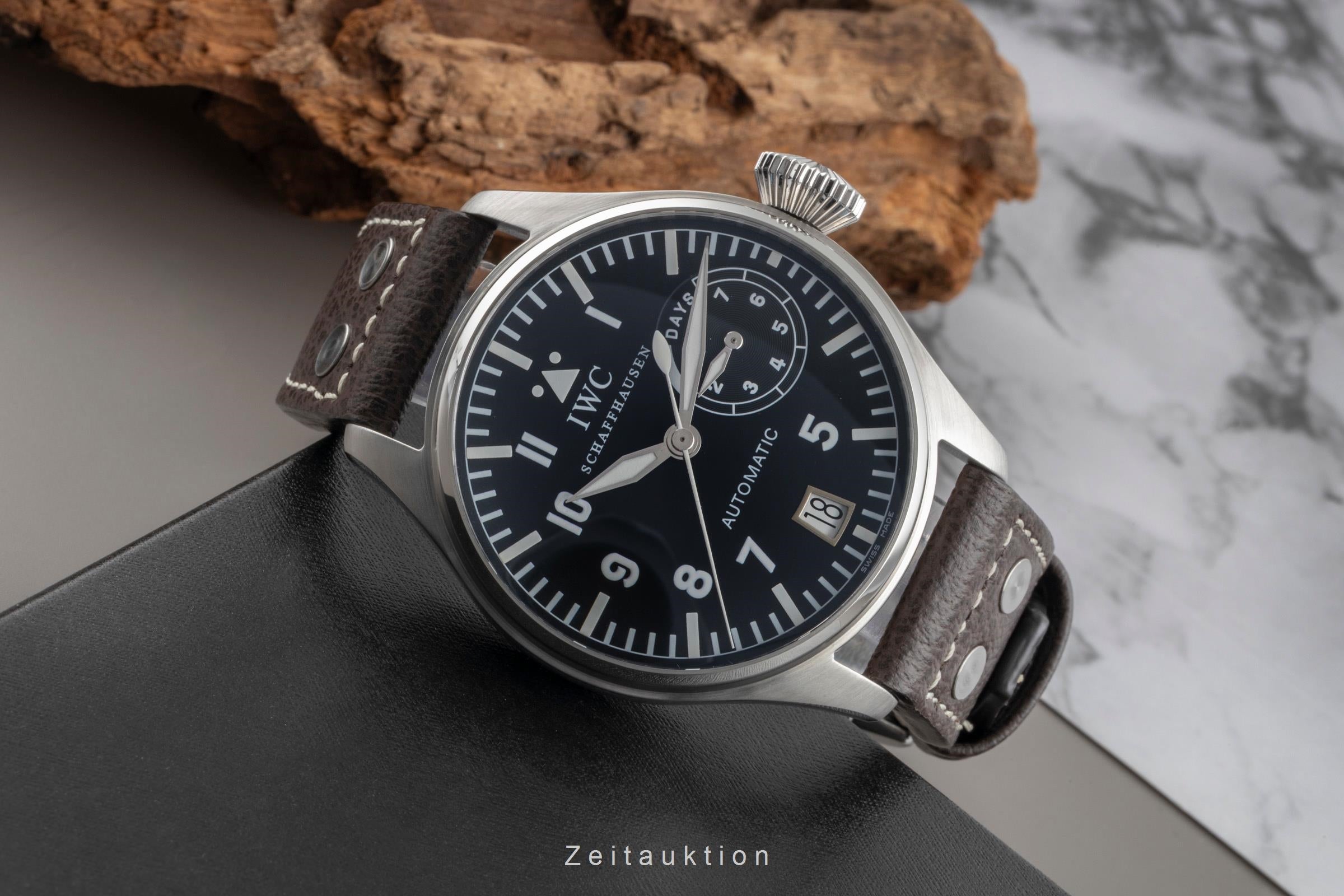 IWC Schaffhausen Big Pilot Automatik 7 Days Edelstahl Herrenuhr Ref IW500201  [2600185]