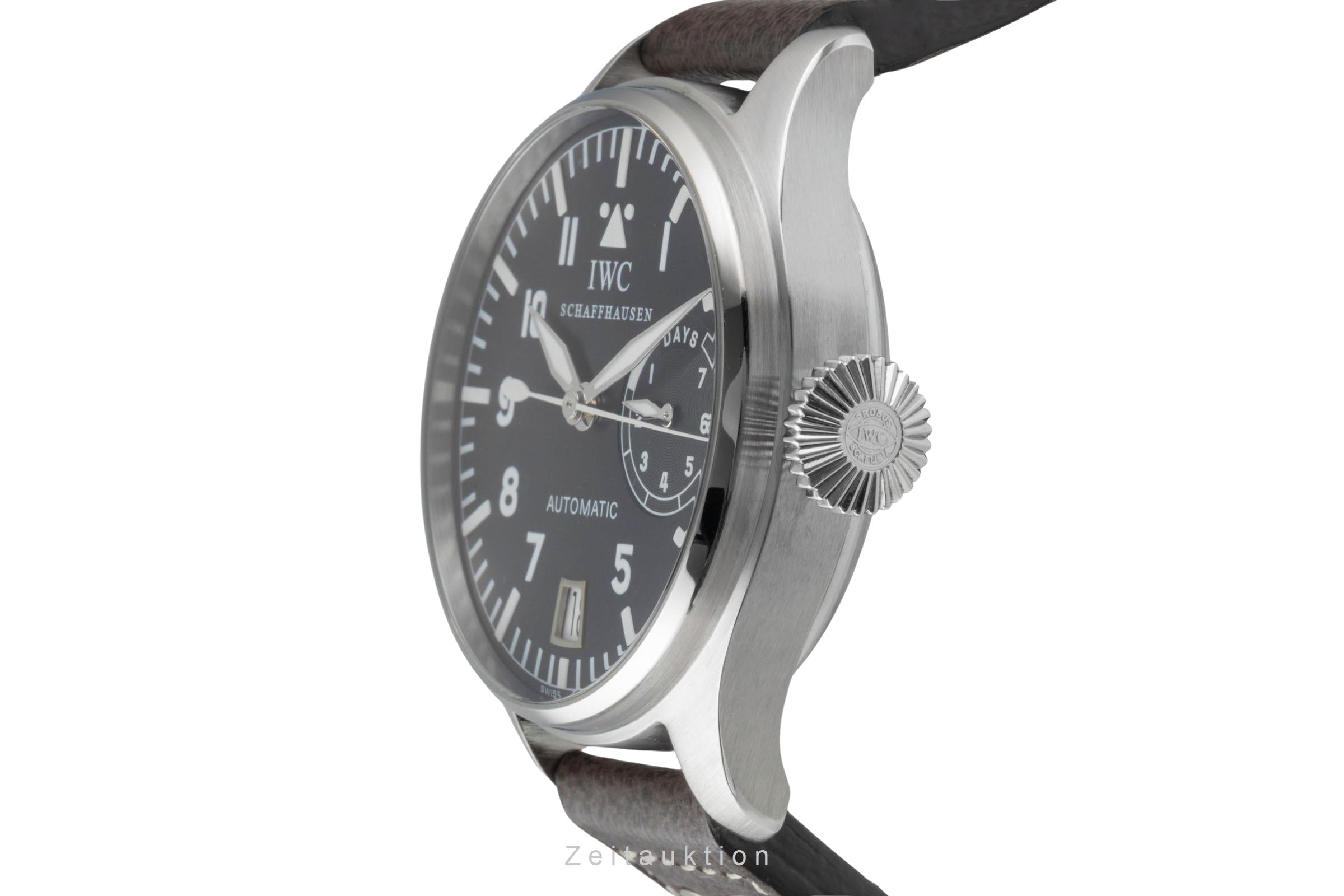 IWC Schaffhausen Big Pilot Automatik 7 Days Edelstahl Herrenuhr Ref IW500201  [2600185]