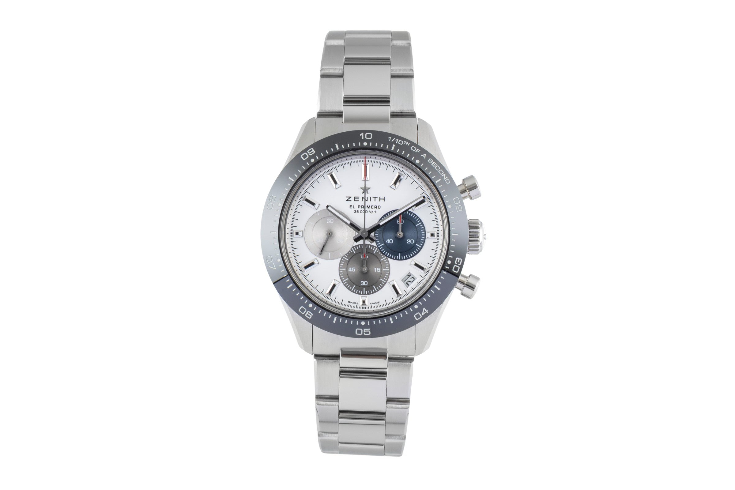 Zenith Chronomaster chronograph steel automatic men's watch 03.3100.3600/69.M3100 LP: 12200EUR  [2600188]