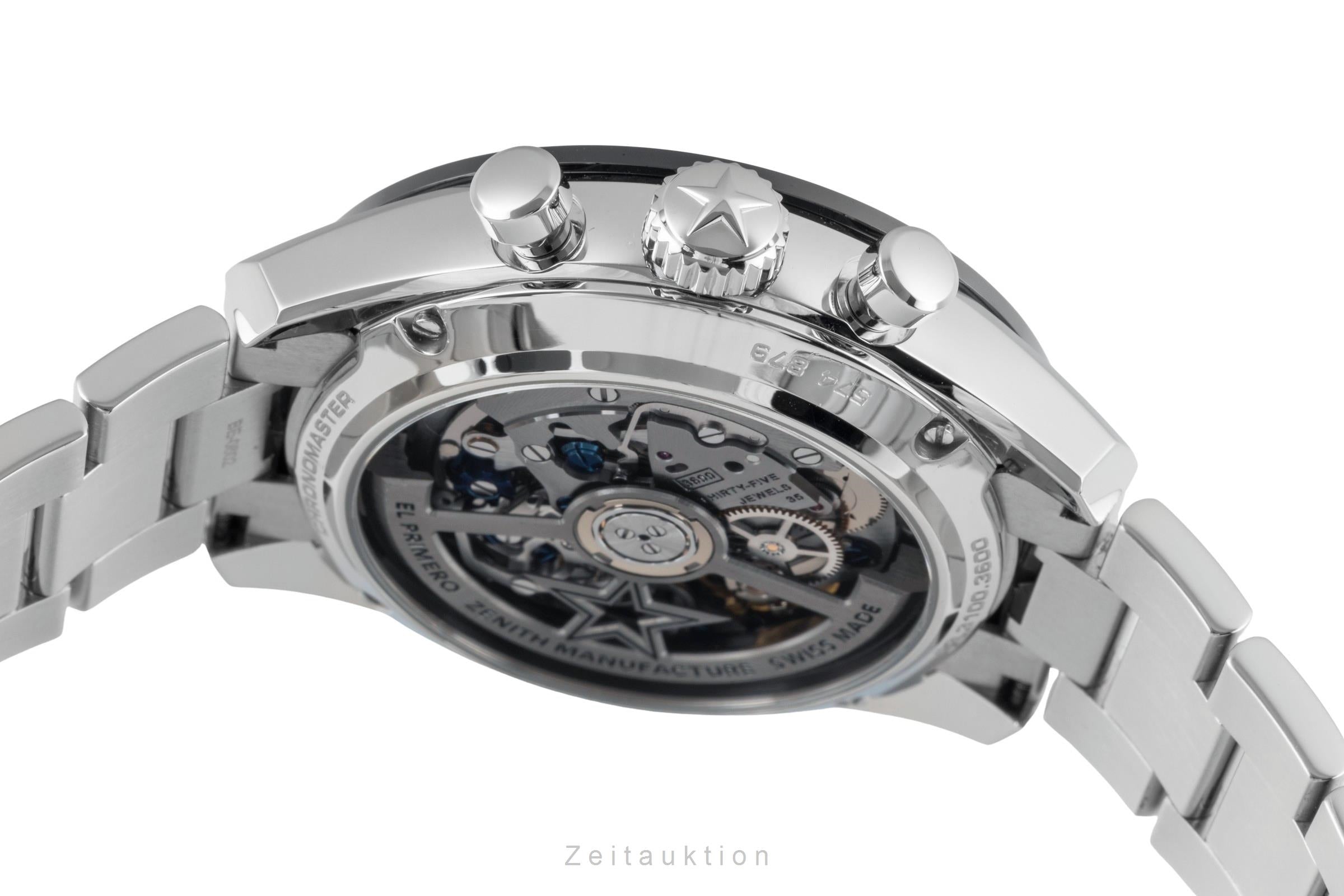 Zenith Chronomaster chronograph steel automatic Kal. 3600 Ref