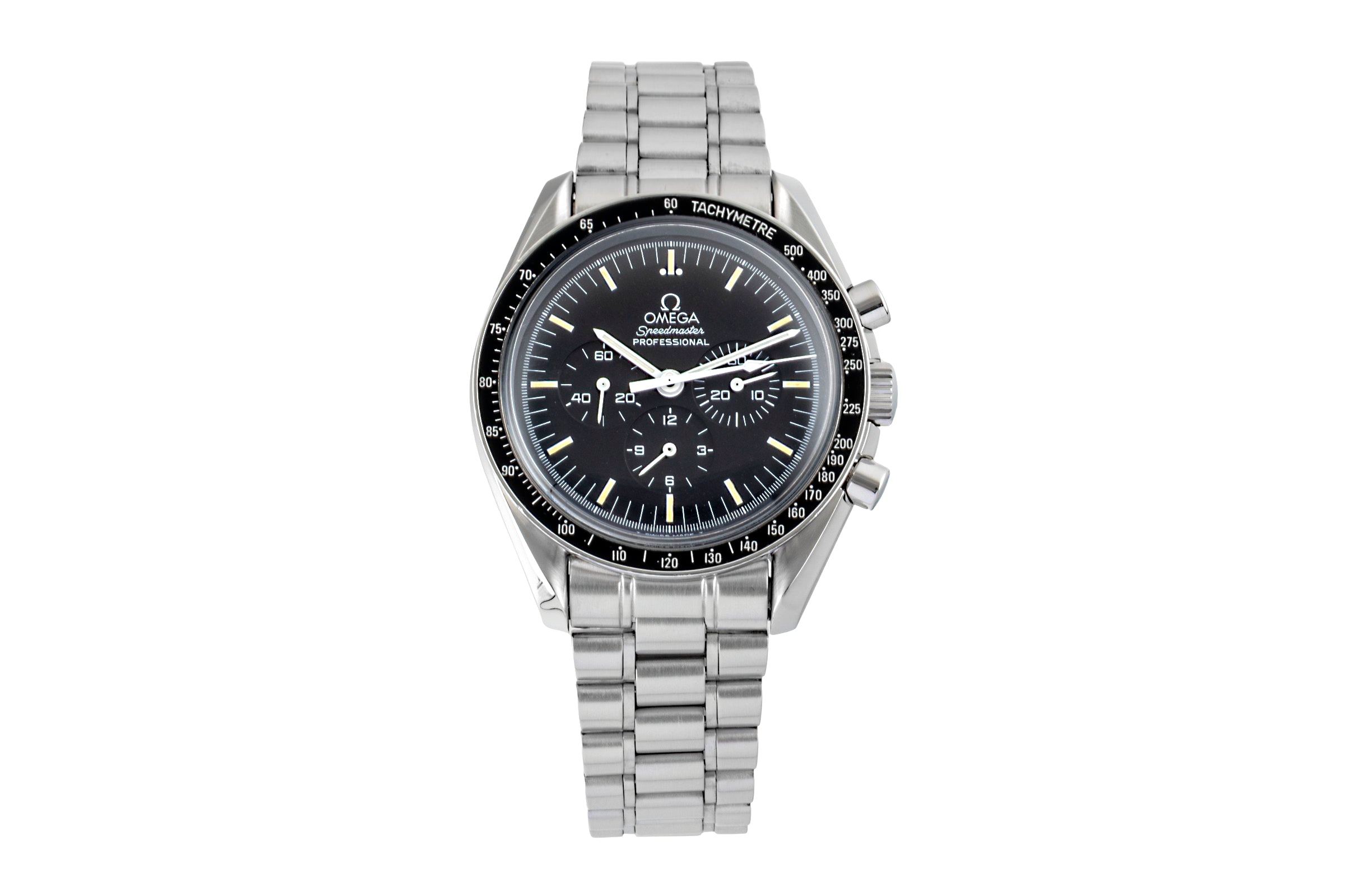 Omega Speedmaster Moonwatch Chronograph Stahl Handaufzug Ref. 3590.50.00 B&P [2600192]