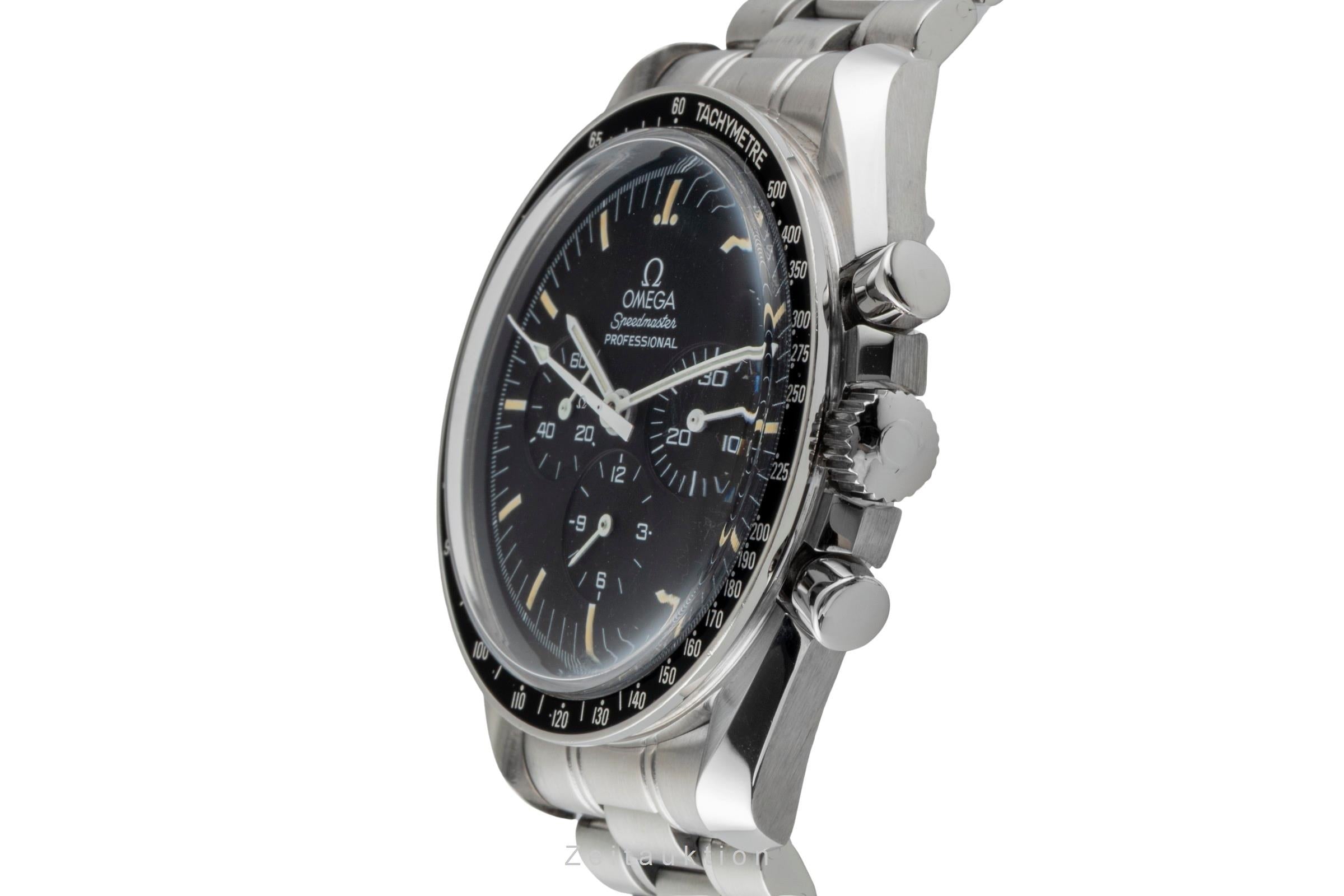Omega Speedmaster Moonwatch Chronograph Stahl Handaufzug Ref. 3590.50.00 B&P [2600192]