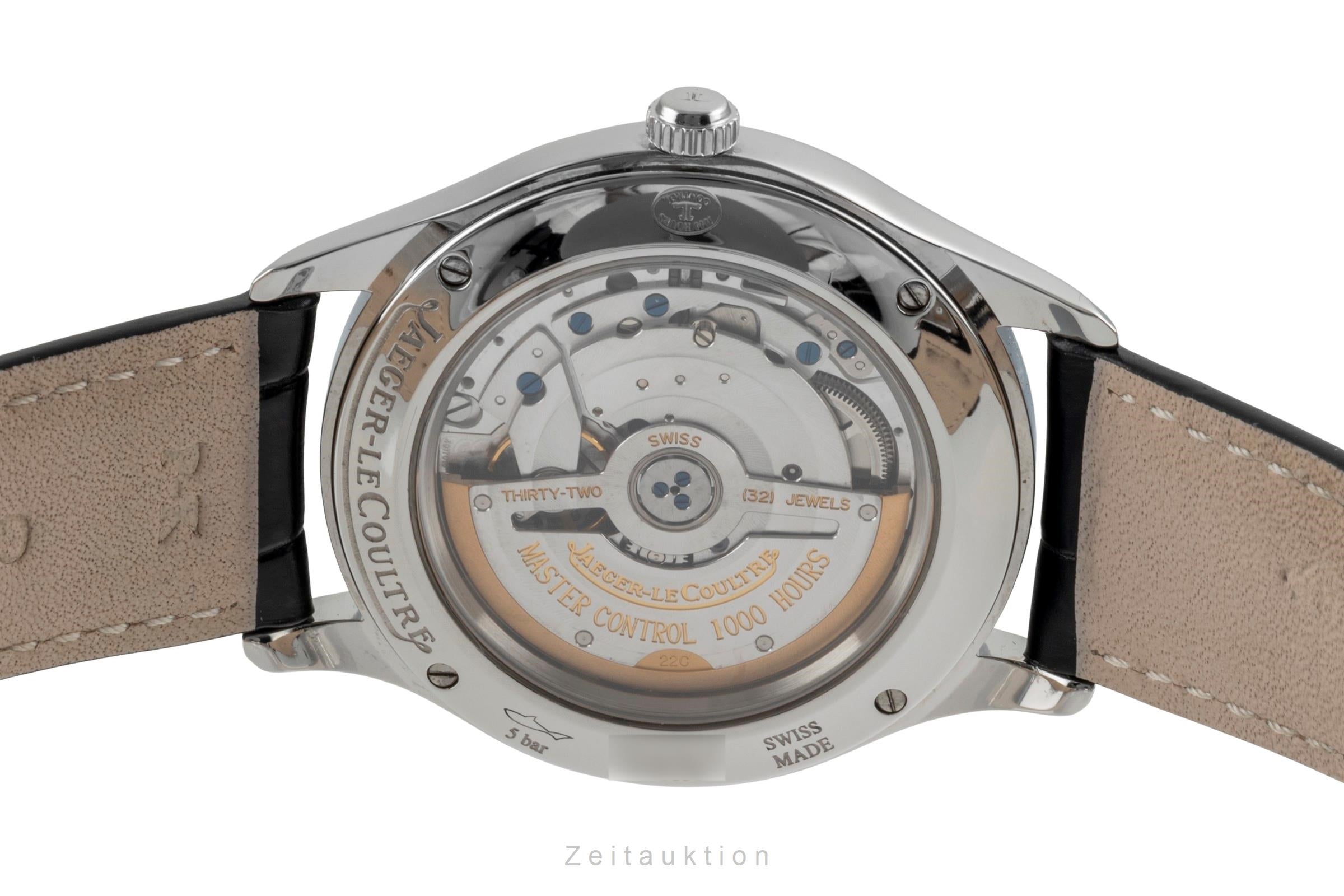 Jaeger LeCoultre Master Control steel automatic men's watch Q1548470 , 176.8.40.S LP: 10300EUR  [2600193]