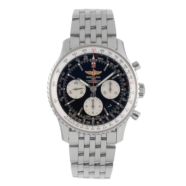 Breitling Navitimer 01 chronograph steel automatic men's watch AB012012/BB01 LP: 9850EUR  [2600194]