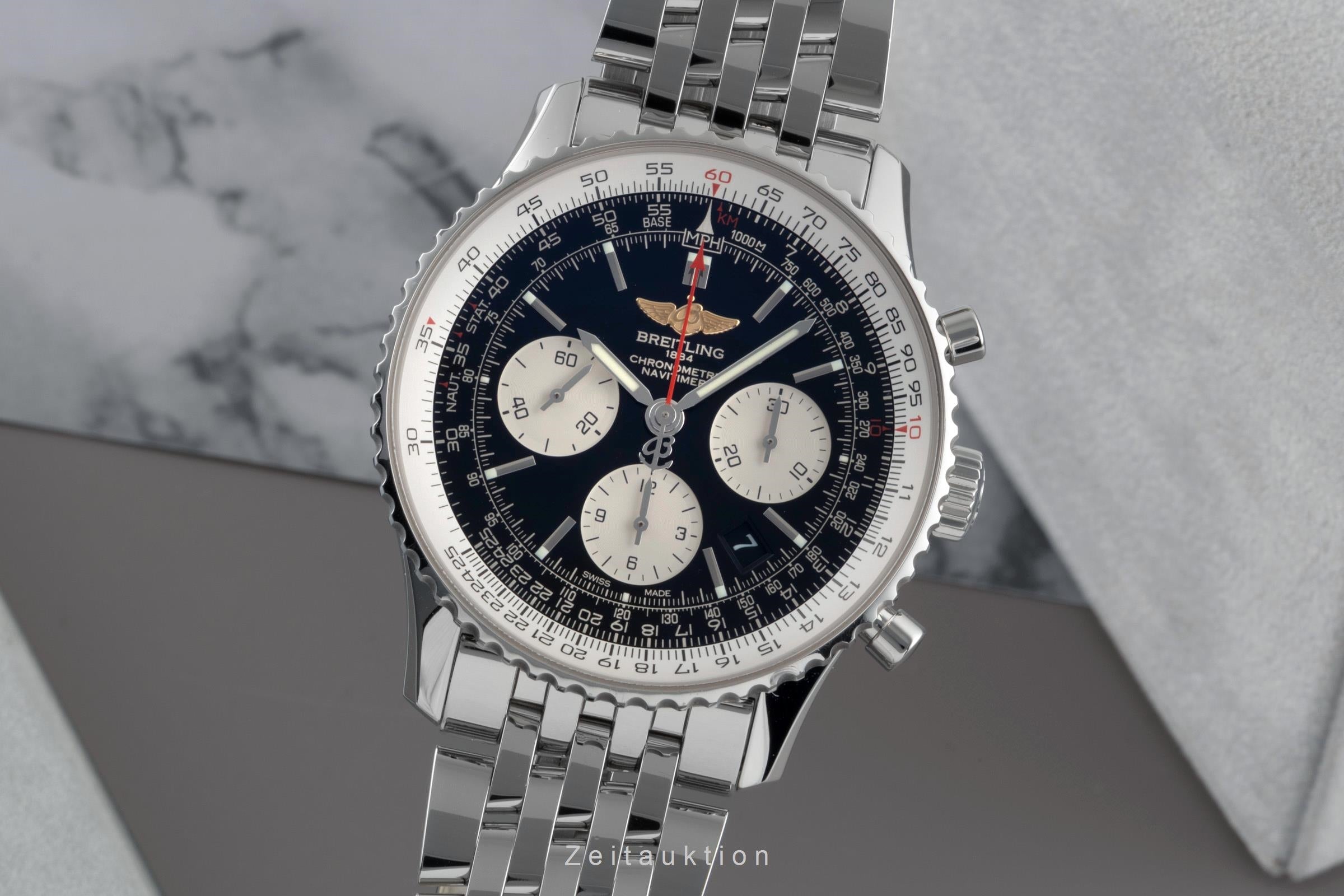 Breitling Navitimer 01 chronograph steel automatic men's watch AB012012/BB01 LP: 9850EUR  [2600194]