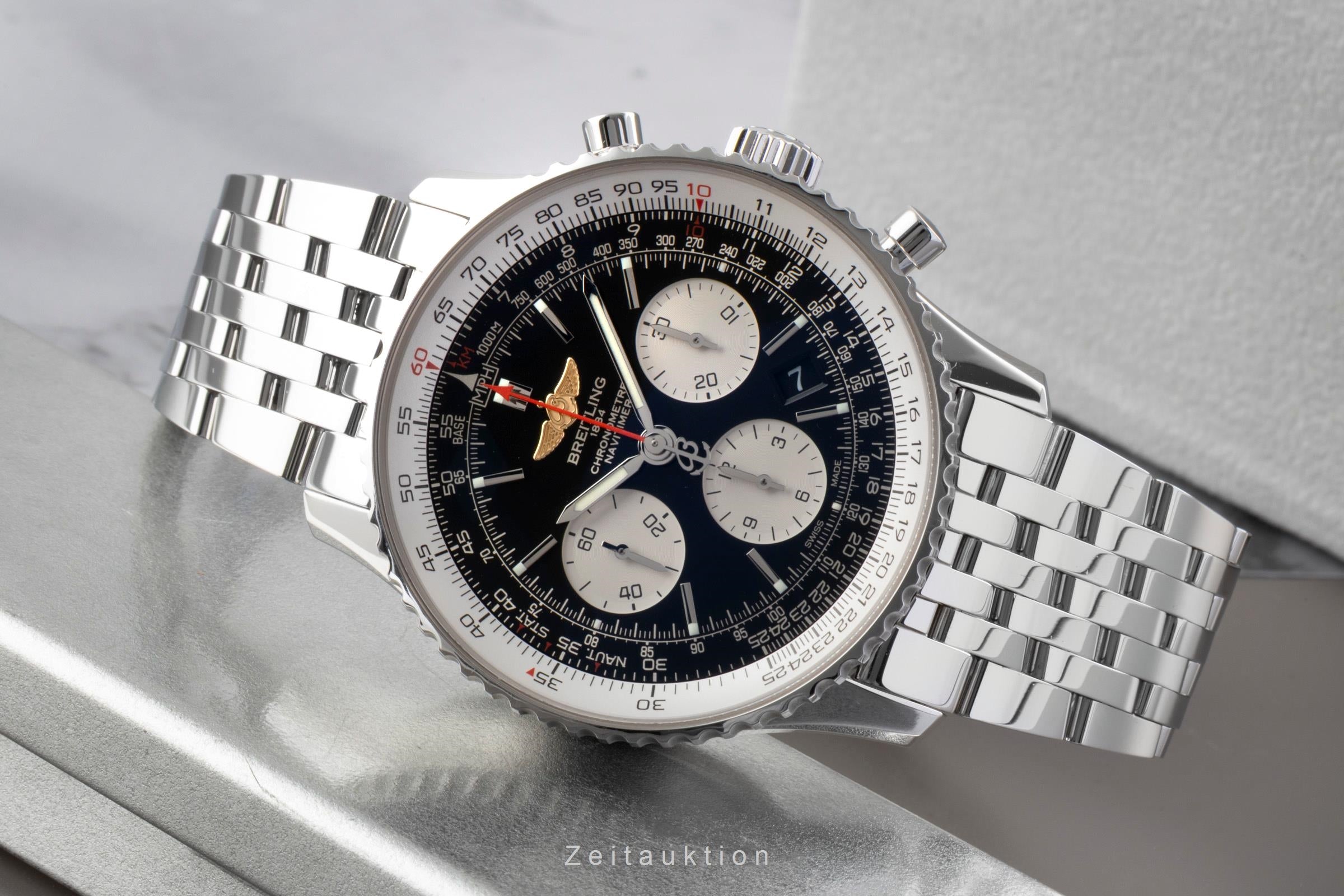 Breitling Navitimer 01 chronograph steel automatic men's watch AB012012/BB01 LP: 9850EUR  [2600194]
