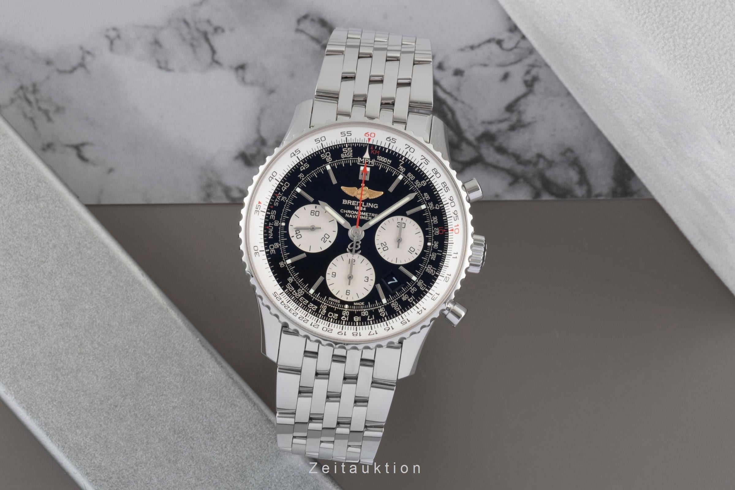 Breitling Navitimer 01 chronograph steel automatic men's watch AB012012/BB01 LP: 9850EUR  [2600194]