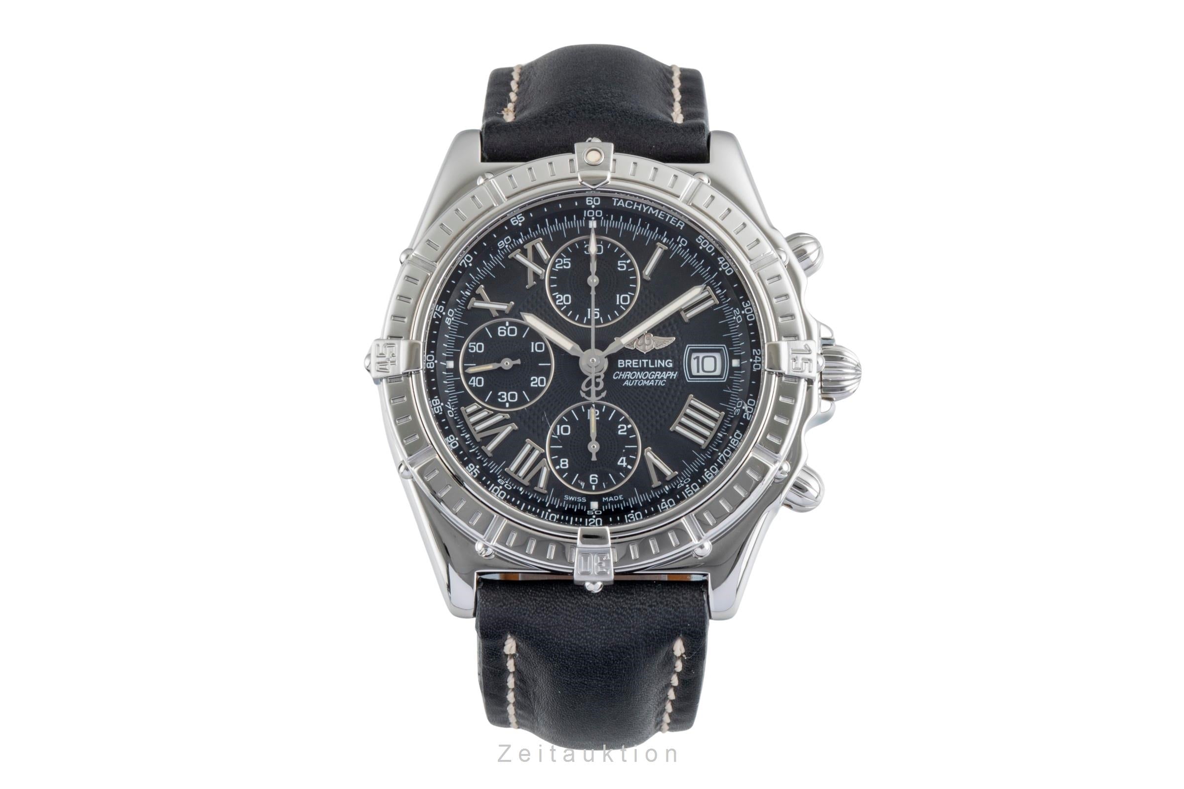 Breitling Crosswind chronographe acier automatique montre pour hommes A13055  [2600203]