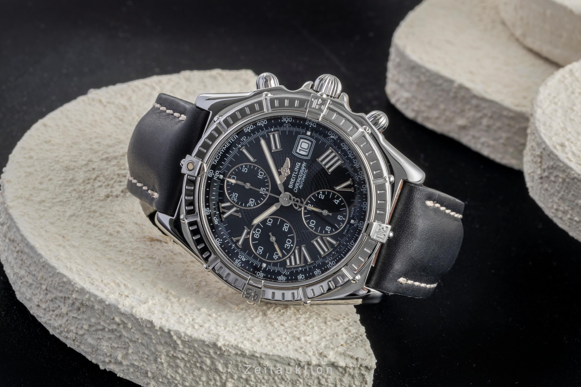 Breitling Crosswind chronographe acier automatique montre pour hommes A13055  [2600203]