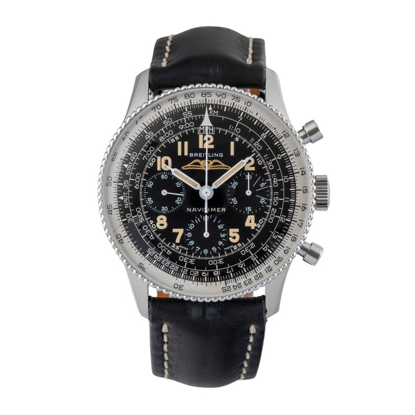 Breitling Navitimer cronografo acciaio carica manuale orologio da uomo AB0910371B1X1 LP: 8800EUR Limited  [2600208]