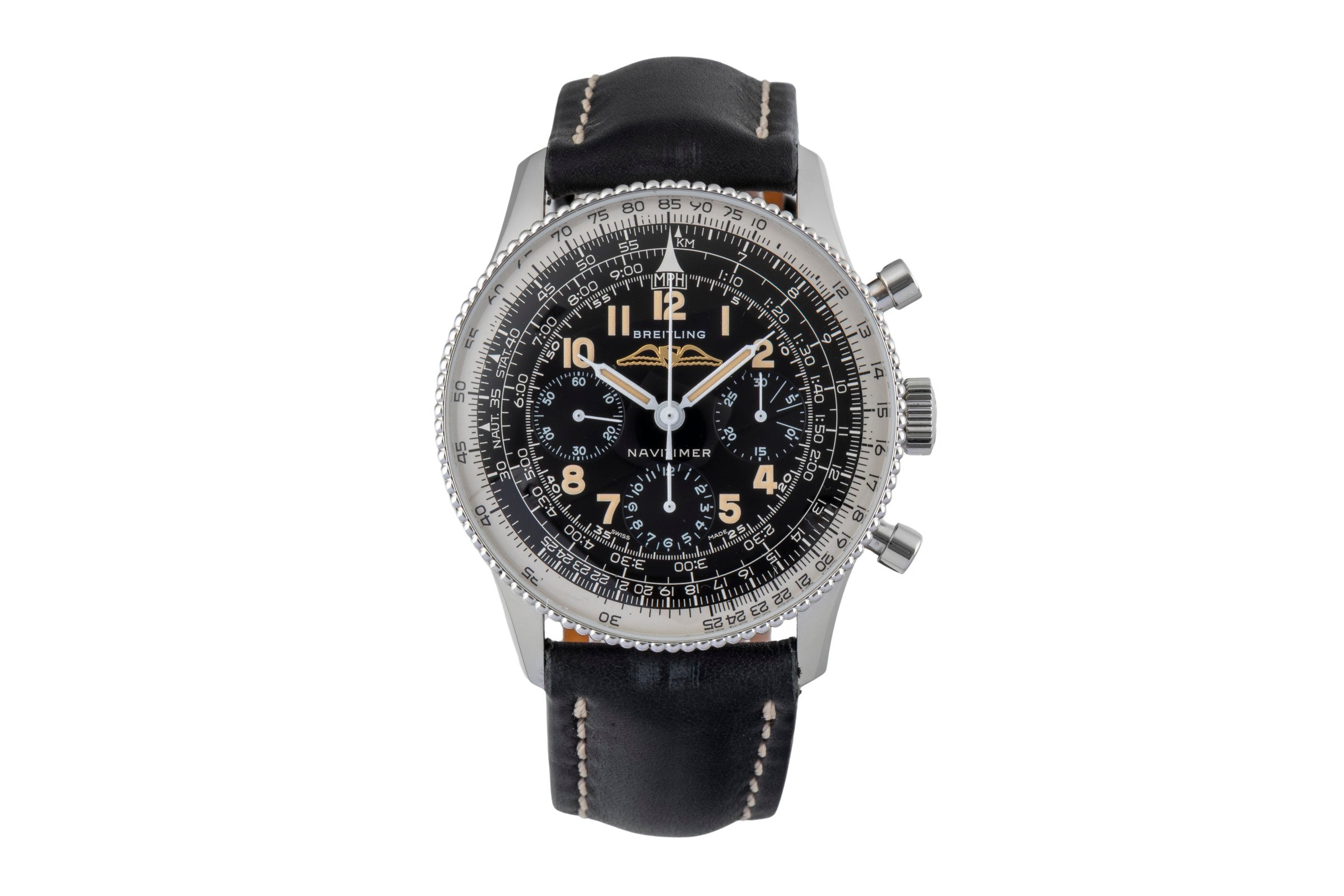 Breitling Navitimer cronógrafo acero cuerda manual reloj para caballeros AB0910371B1X1 LP: 8800EUR Limited  [2600208]