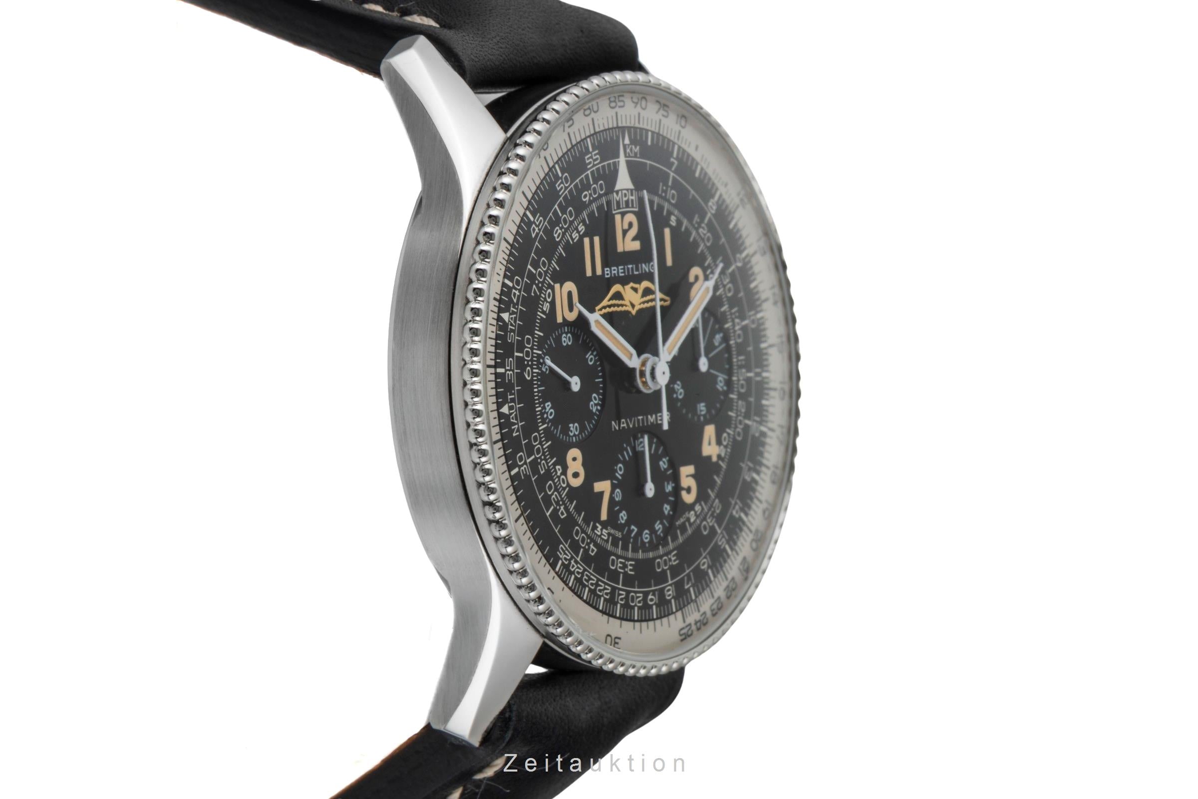 Breitling Navitimer cronografo acciaio carica manuale orologio da uomo AB0910371B1X1 LP: 8800EUR Limited  [2600208]