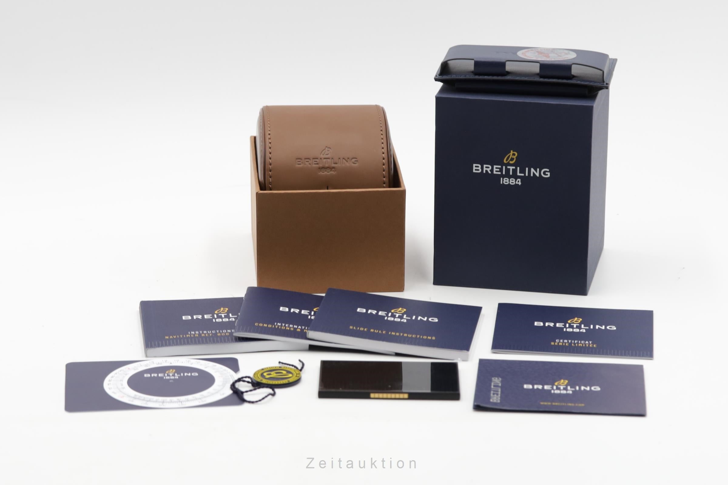 ブライトリング純正BOX Breitling Navitimer chronograph steel manual winding Kal. B09 Ref