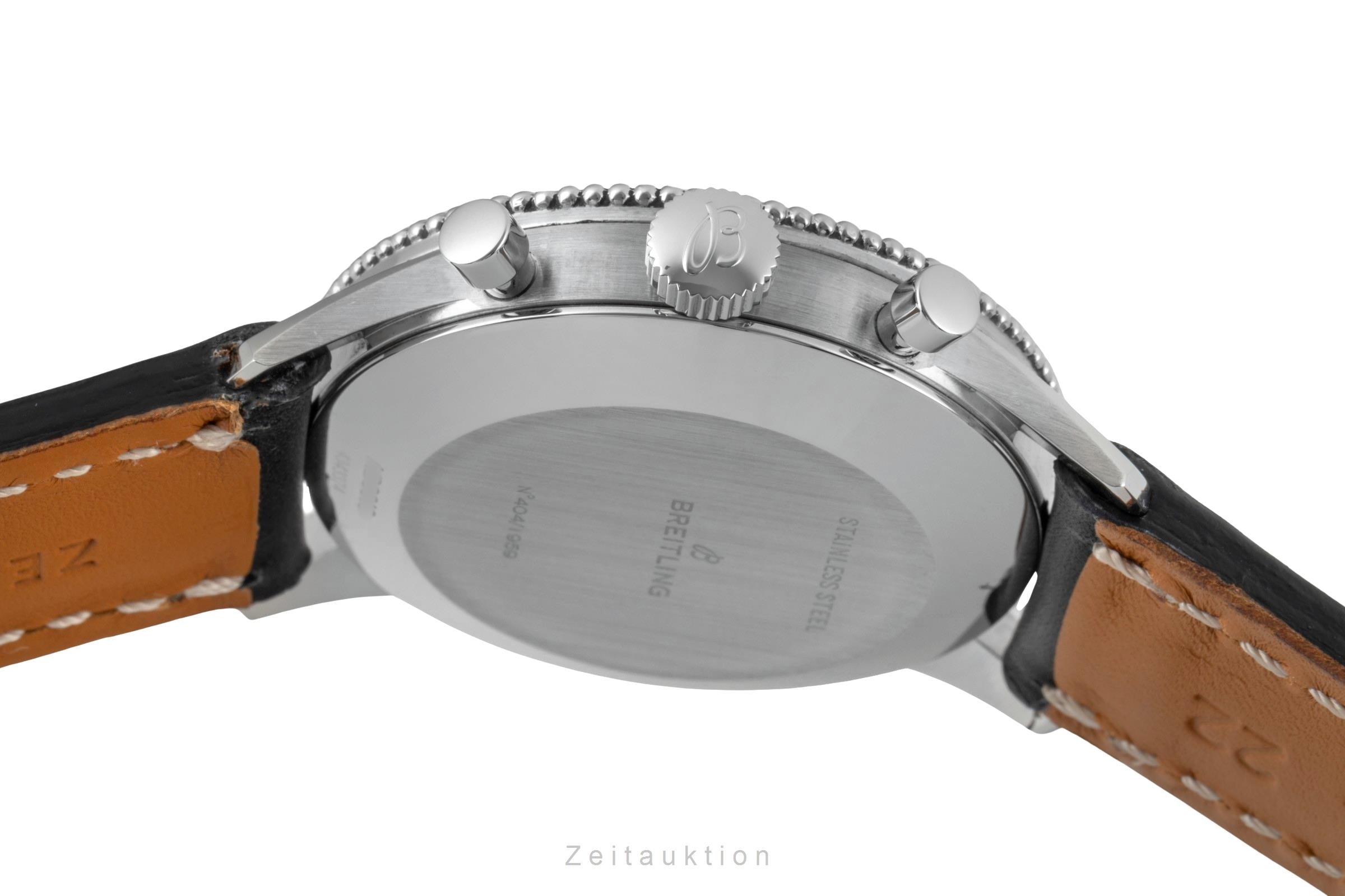 Breitling Navitimer cronografo acciaio carica manuale orologio da uomo AB0910371B1X1 LP: 8800EUR Limited  [2600208]