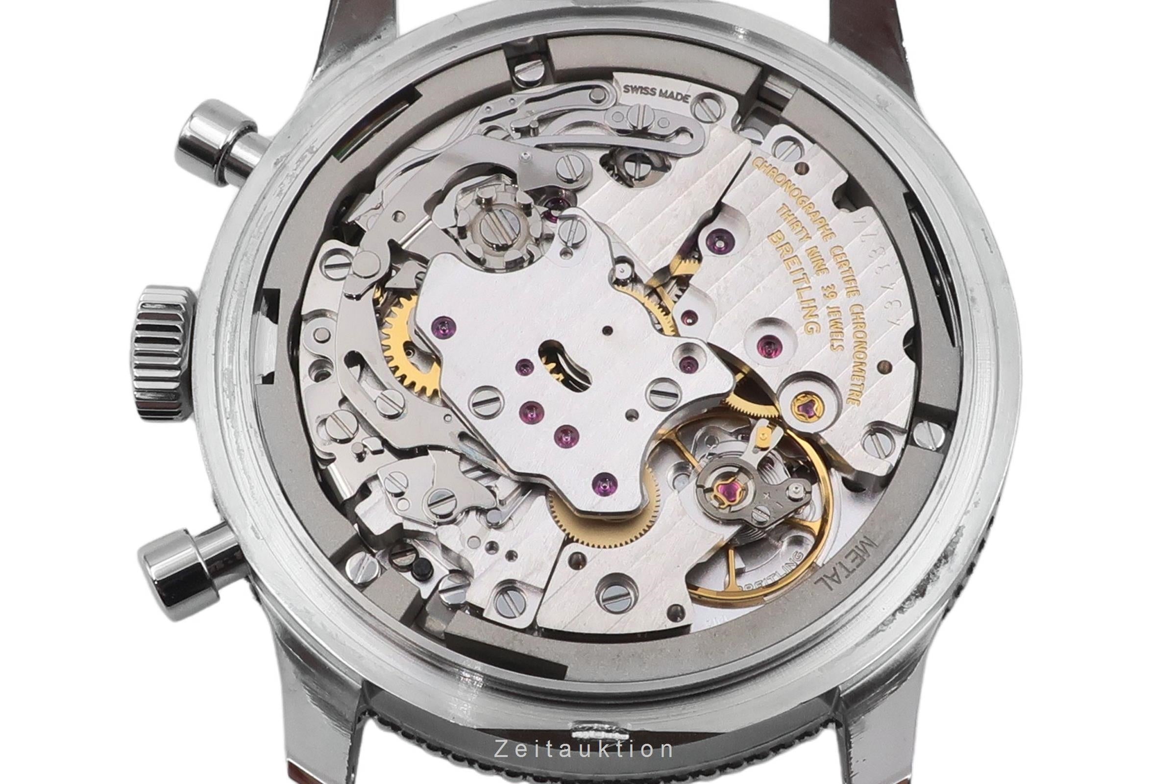 Breitling Navitimer cronografo acciaio carica manuale orologio da uomo AB0910371B1X1 LP: 8800EUR Limited  [2600208]