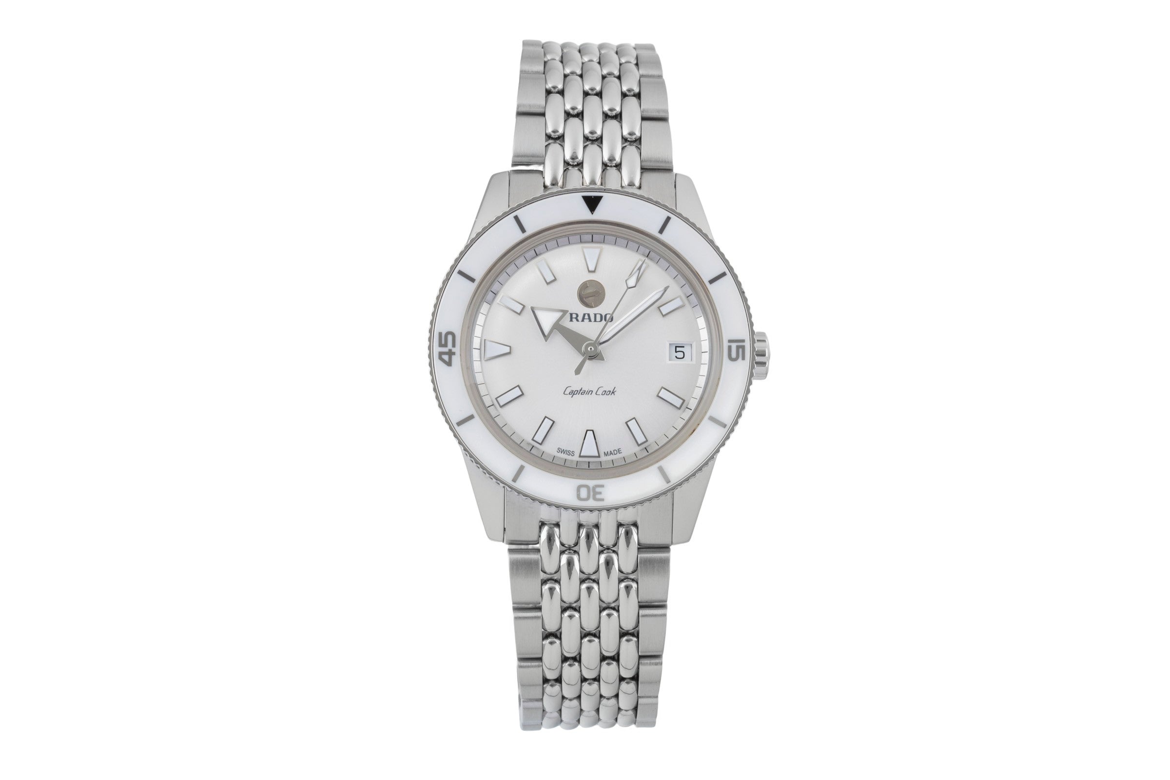 Rado Captain Cook Automatik Edelstahl Damenuhr Ref. R32500013 B&P 2021 [2600210]