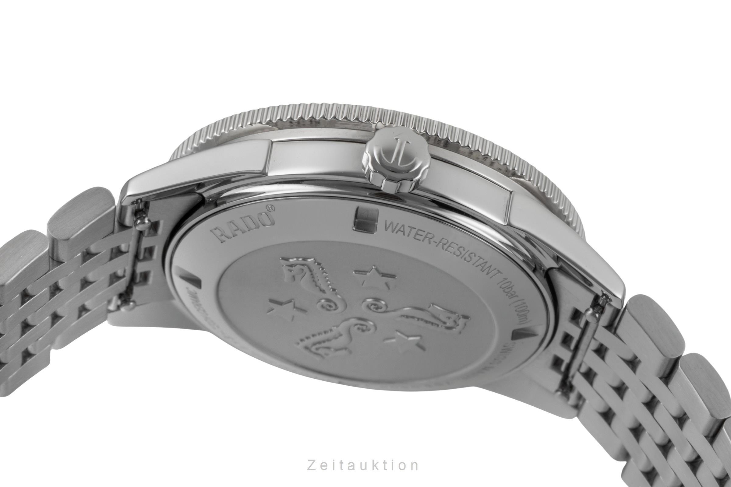 Rado Captain Cook Automatik Edelstahl Damenuhr Ref. R32500013 B&P 2021 [2600210]