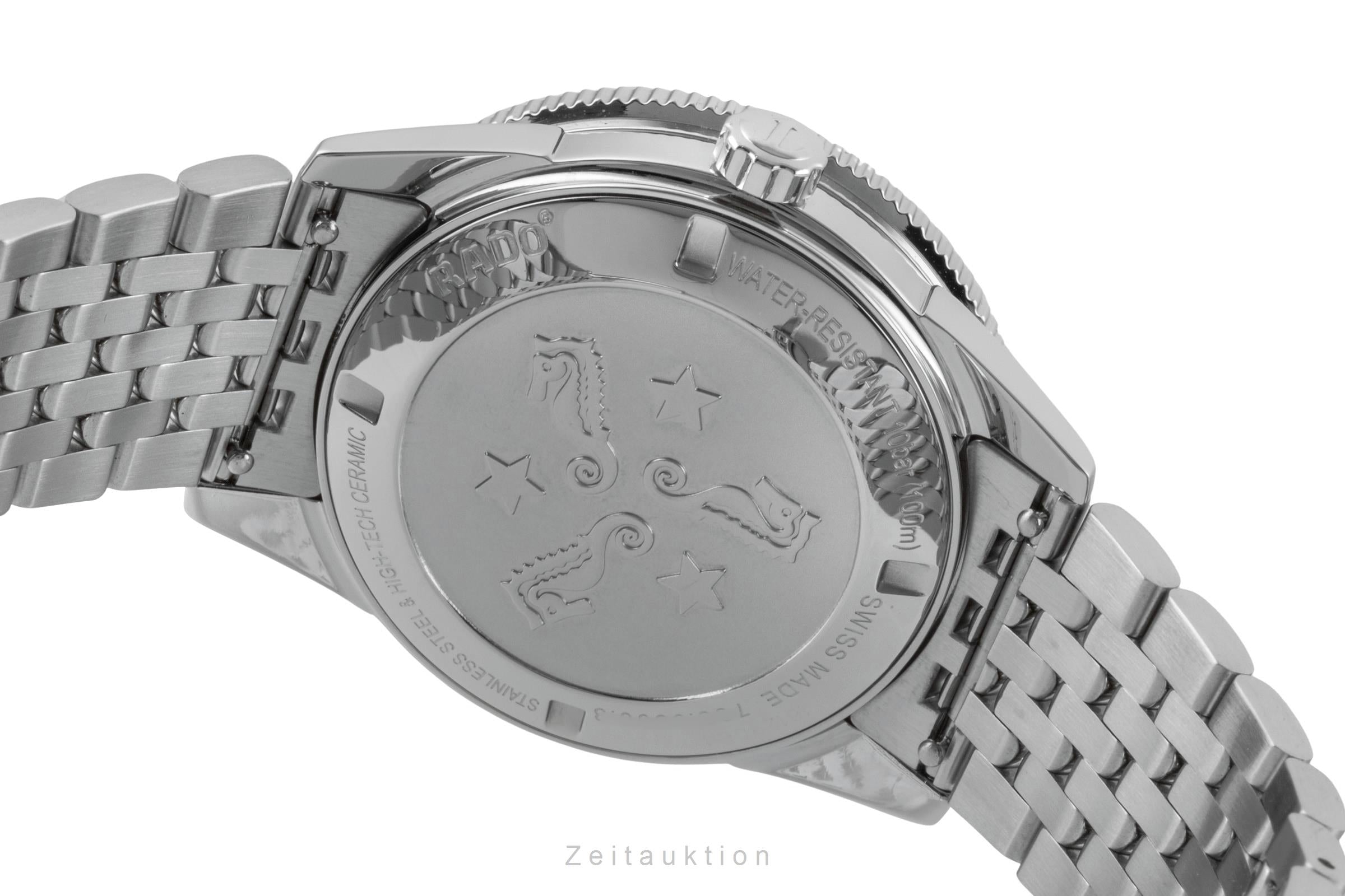 Rado Captain Cook Automatik Edelstahl Damenuhr Ref. R32500013 B&P 2021 [2600210]