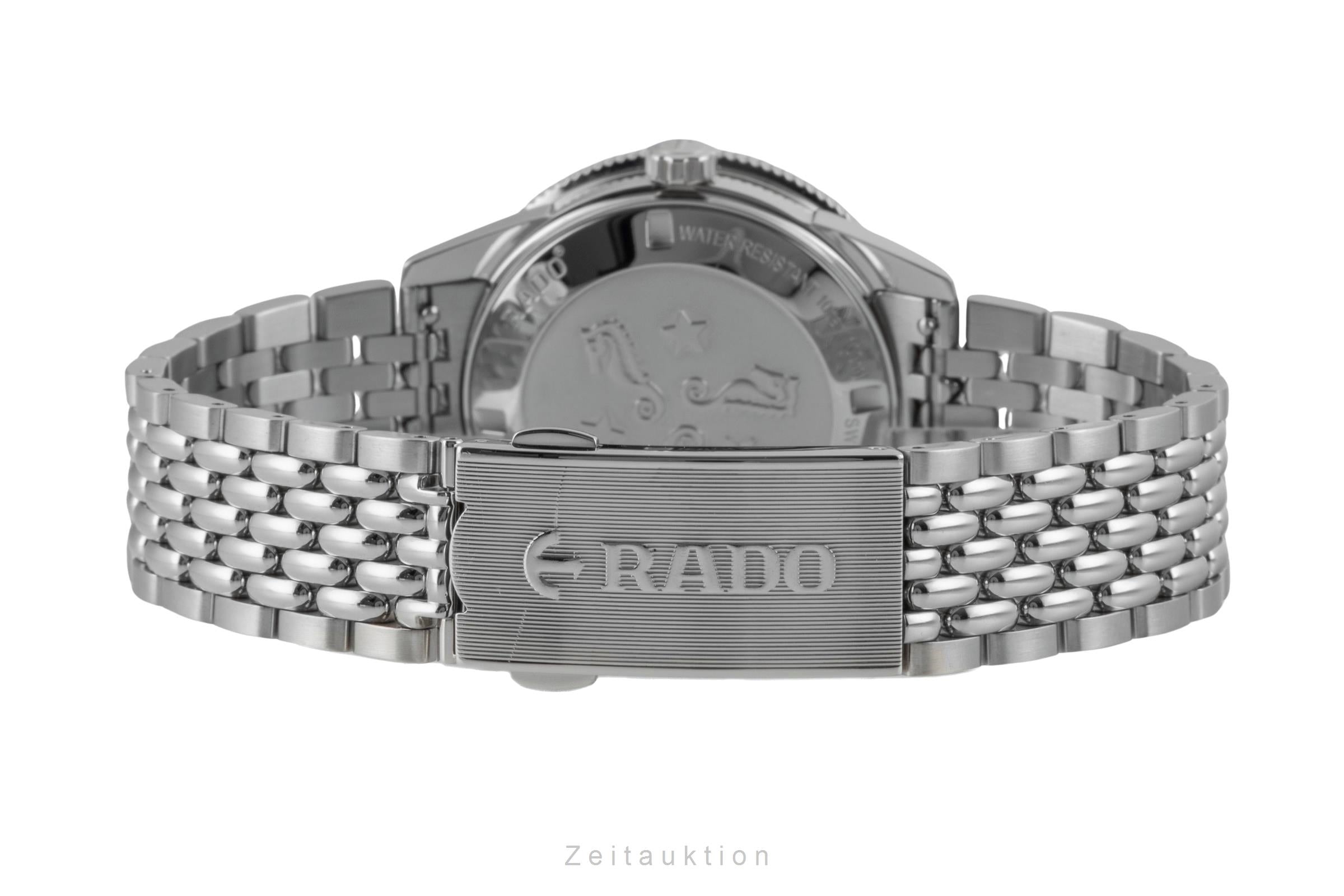 Rado Captain Cook Automatik Edelstahl Damenuhr Ref. R32500013 B&P 2021 [2600210]