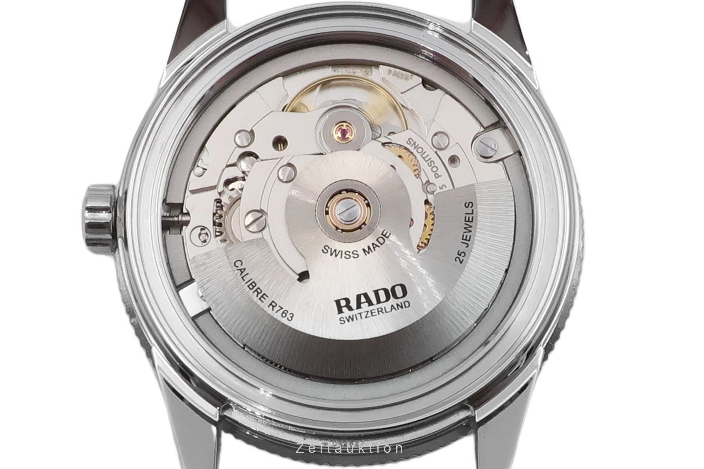 Rado Captain Cook Automatik Edelstahl Damenuhr Ref. R32500013 B&P 2021 [2600210]