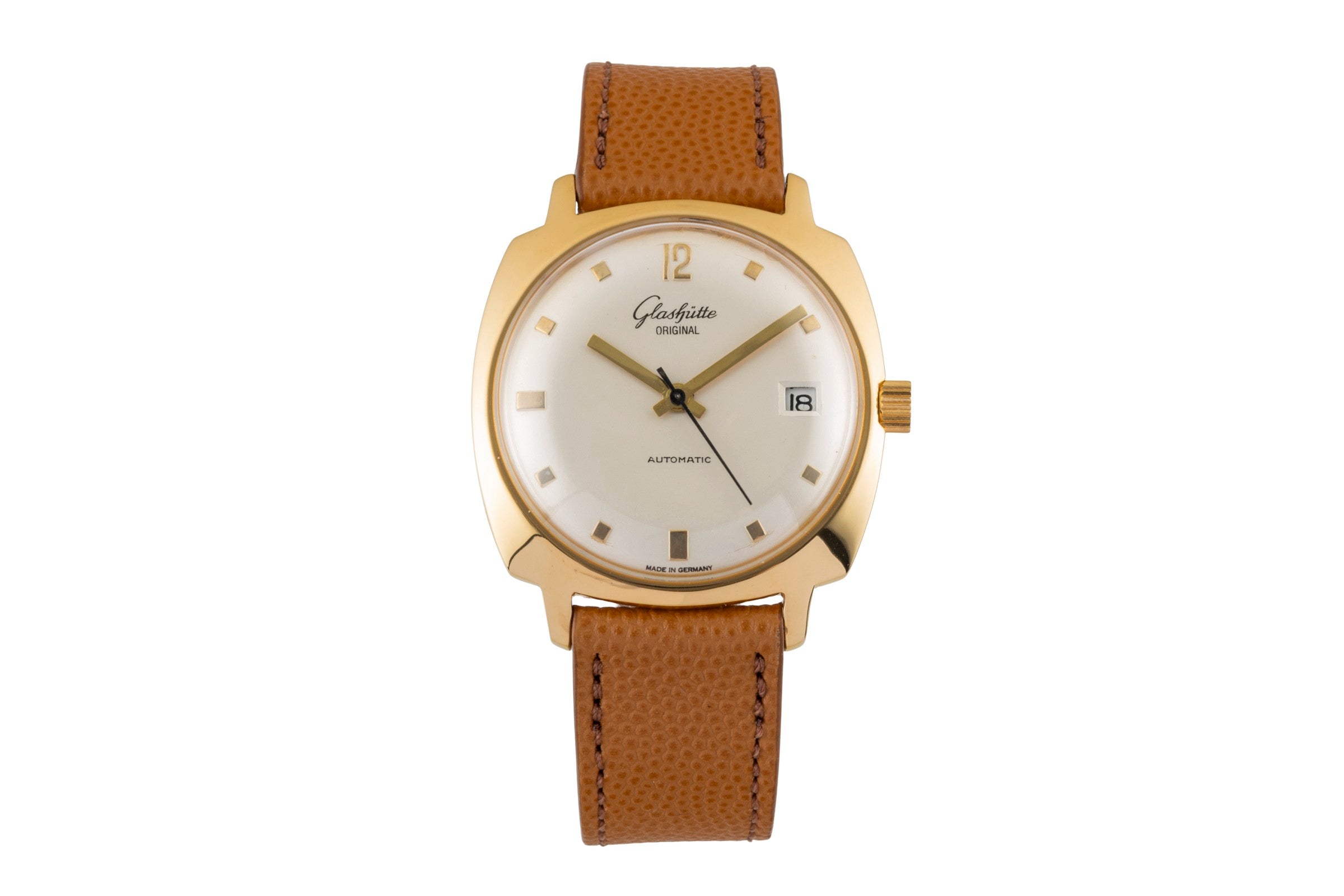 Glashütte Spezimatic gilt-brass automatic men's watch Vintage  [2600214]