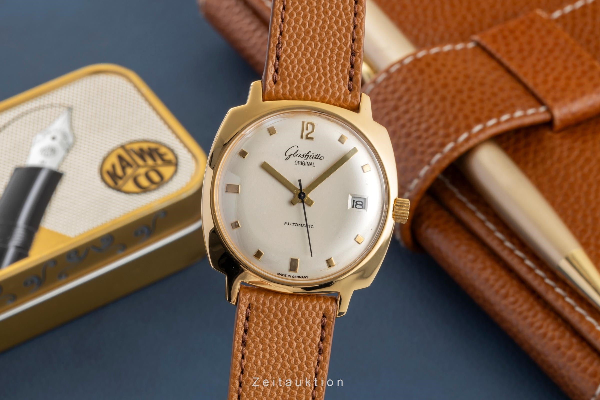 Glashütte Spezimatic gilt-brass automatic men's watch Vintage  [2600214]