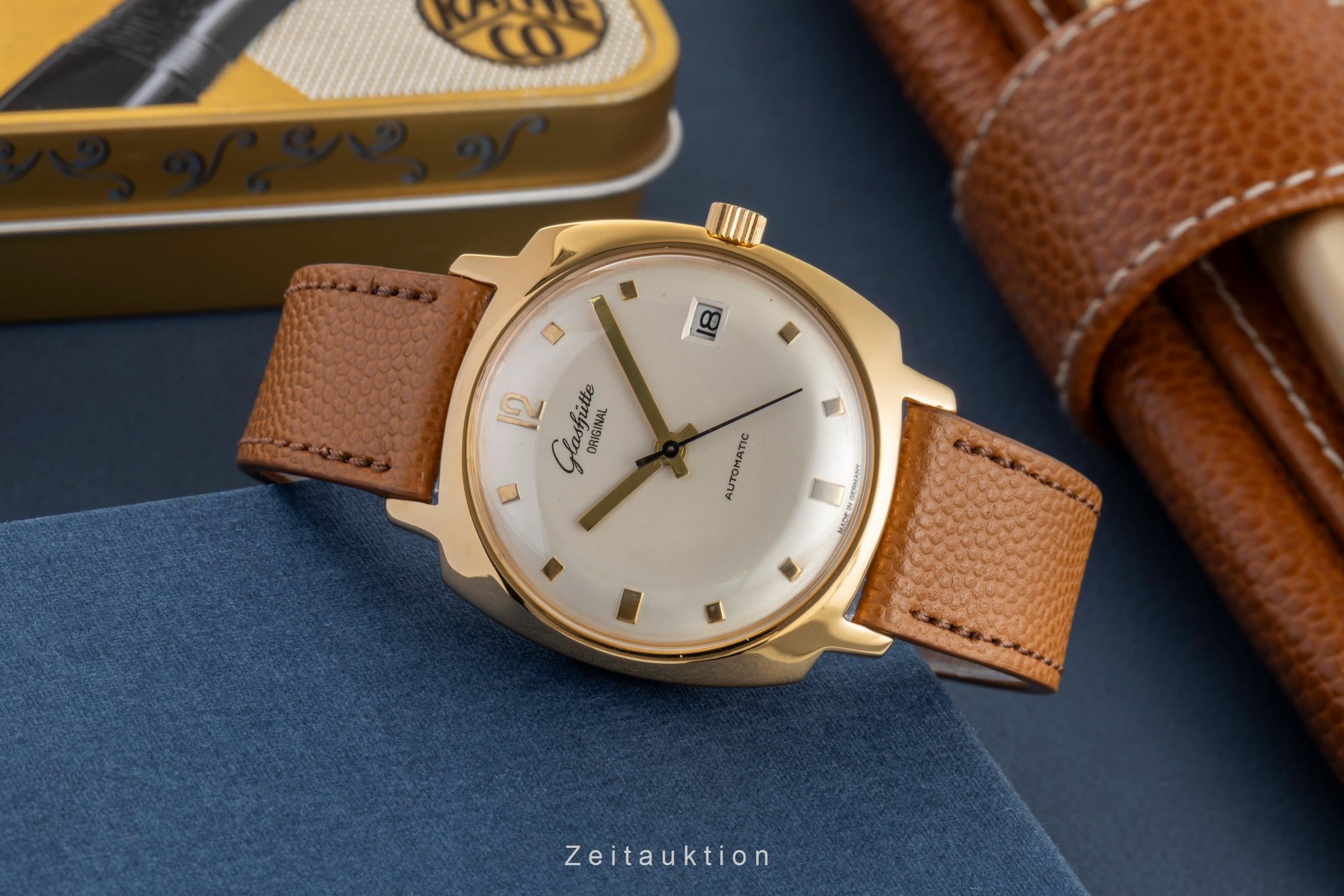Glashütte Spezimatic gilt-brass automatic men's watch Vintage  [2600214]