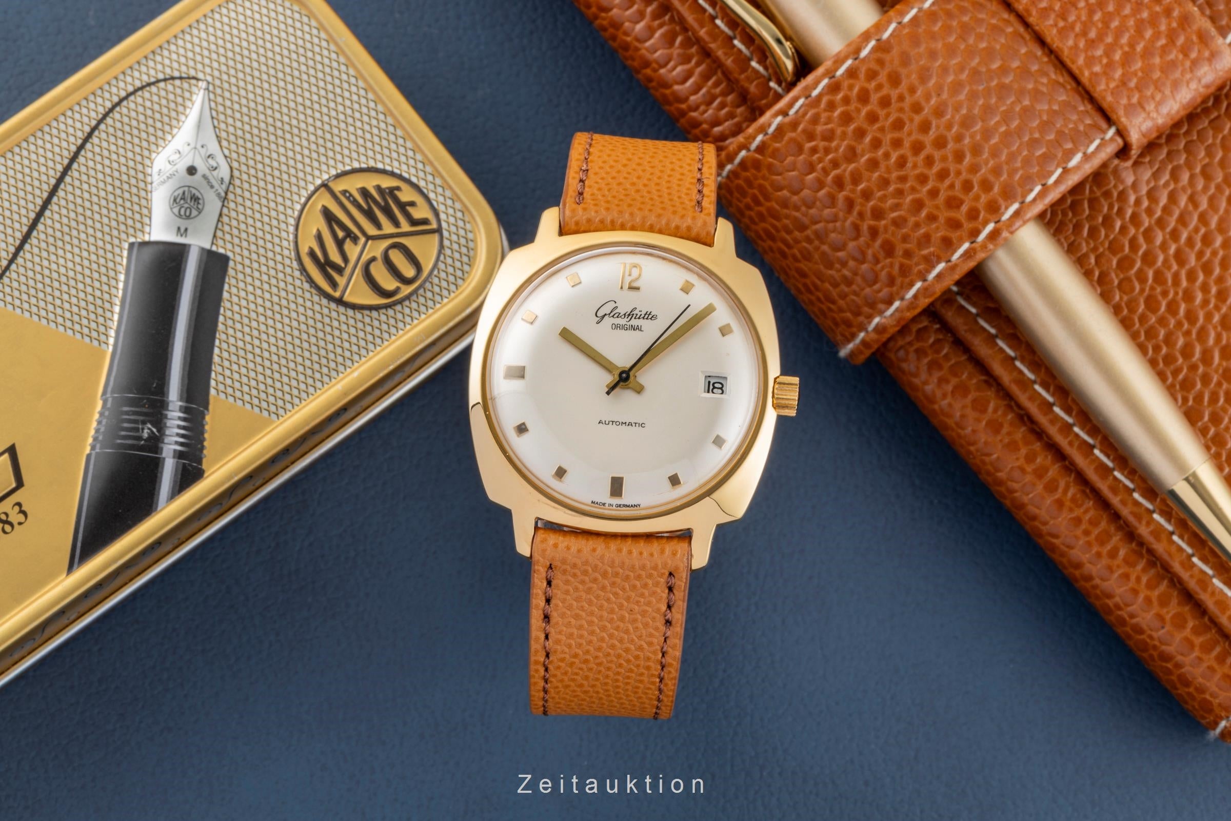 Glashütte Spezimatic gilt-brass automatic men's watch Vintage  [2600214]