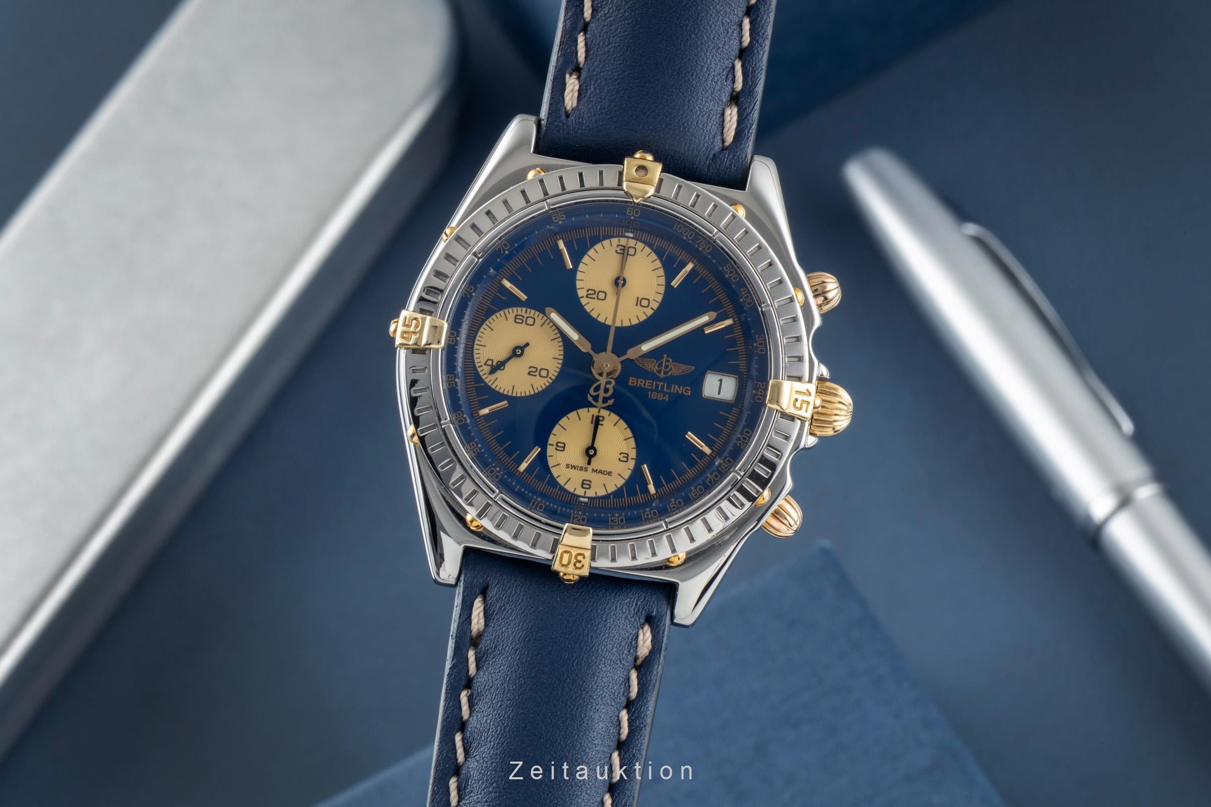 Breitling Chronomat chronograph steel / gold automatic men's watch B13048  [2600215]