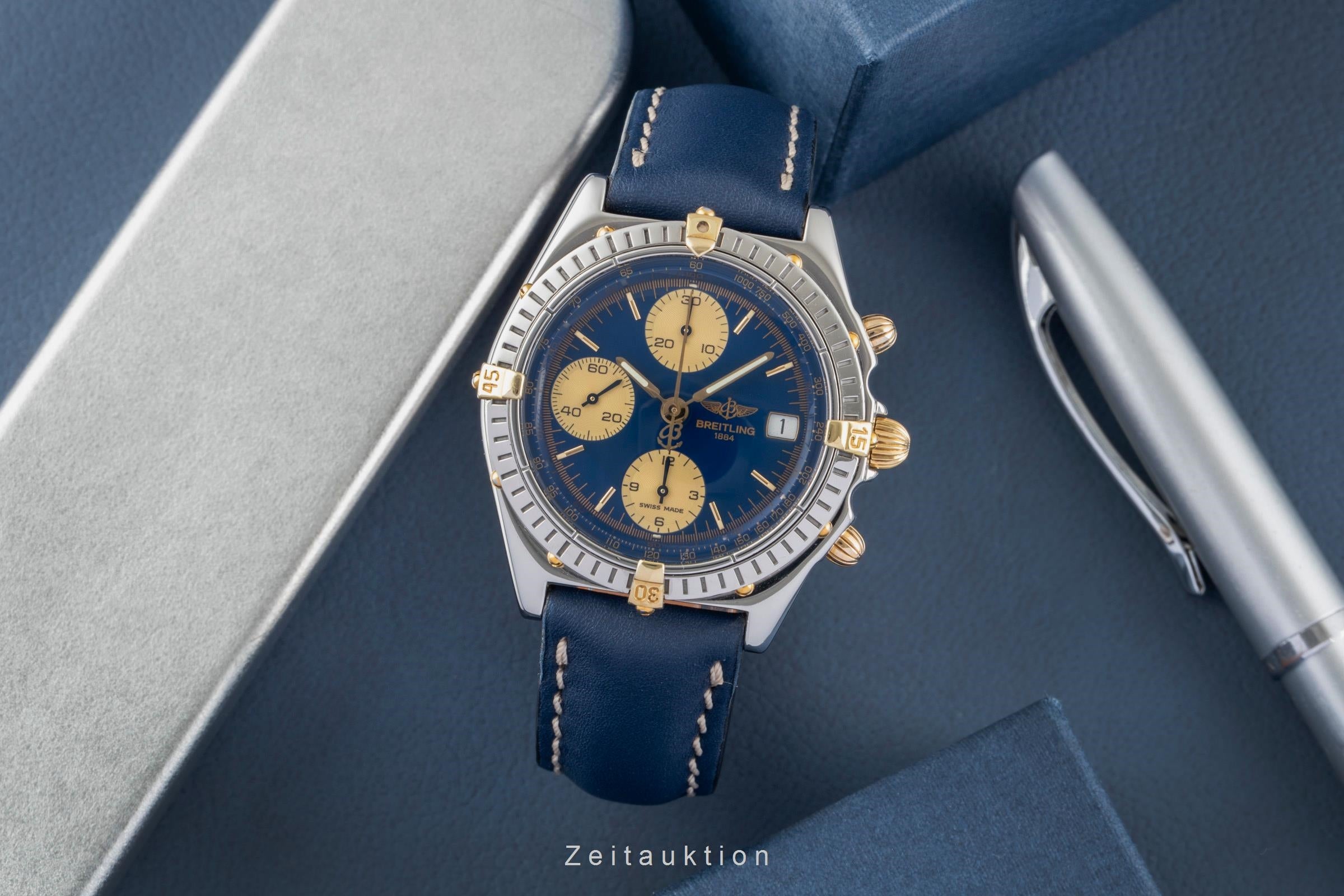 Breitling Chronomat chronograph steel / gold automatic men's watch B13048  [2600215]