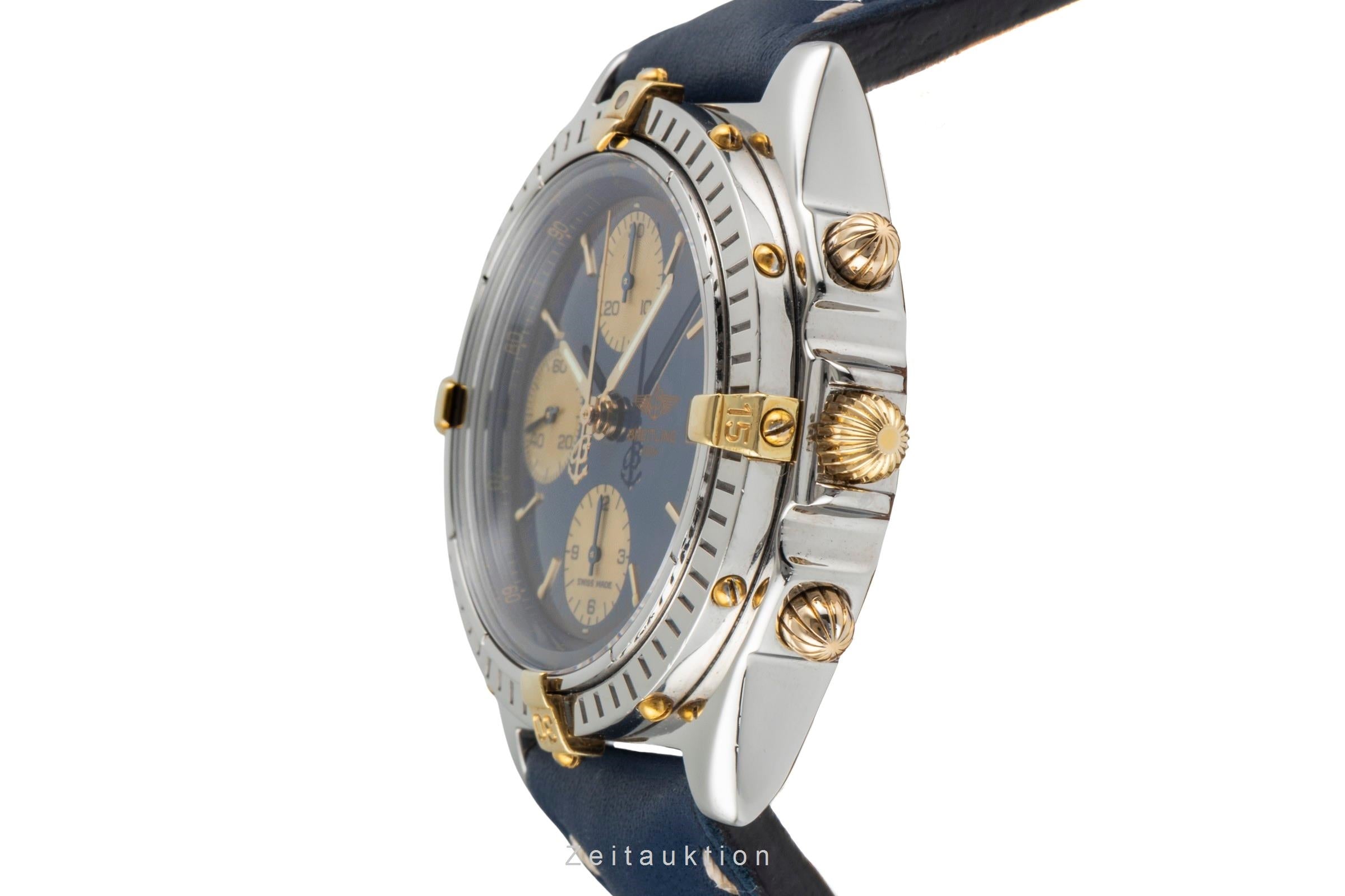 Breitling Chronomat chronograph steel / gold automatic men's watch B13048  [2600215]